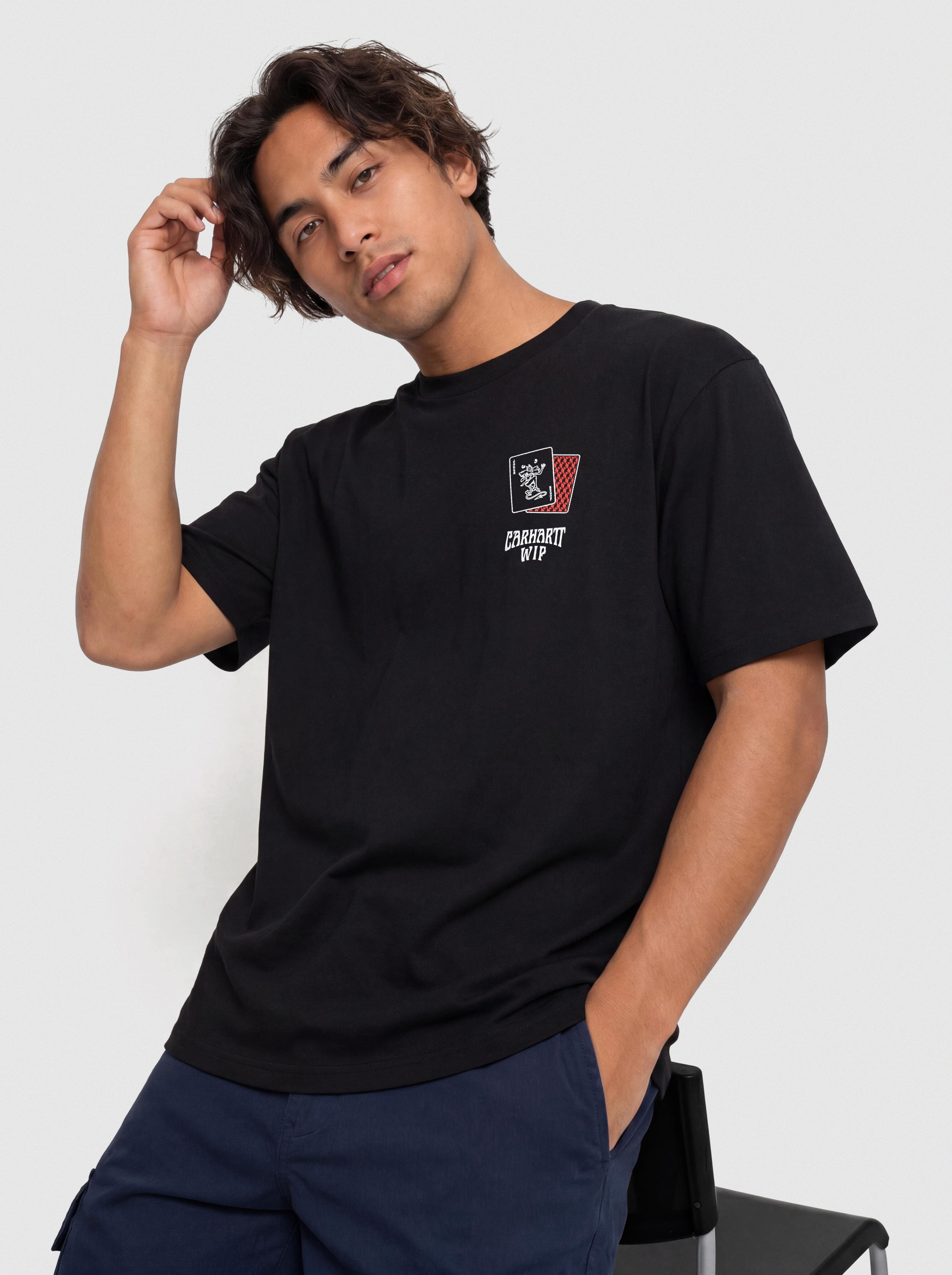 Tricou Carhartt WIP Playing Cards (black)