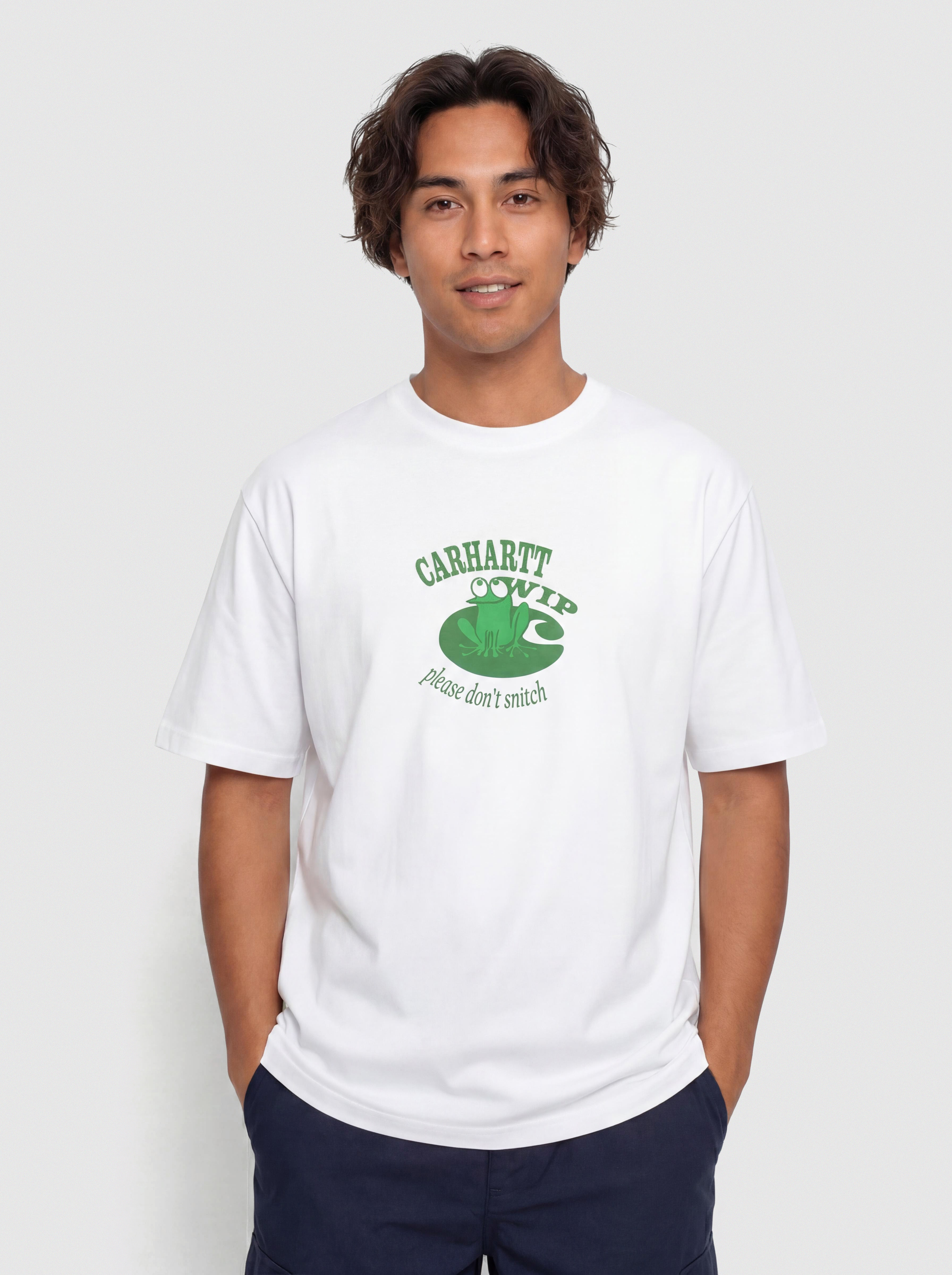 Tricou Carhartt WIP Dont Snitch (white)