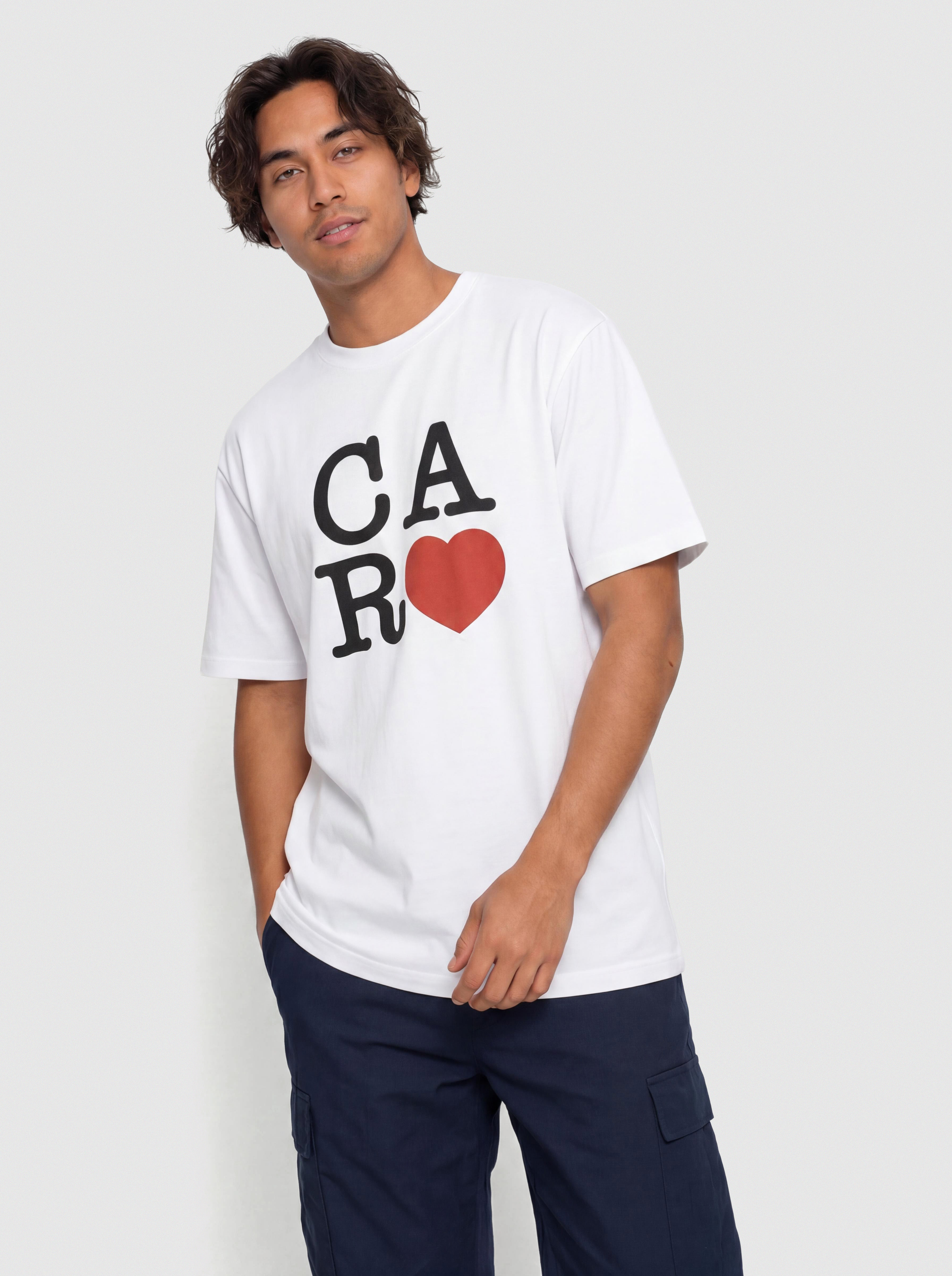 Tricou Carhartt WIP I Hartt (white)