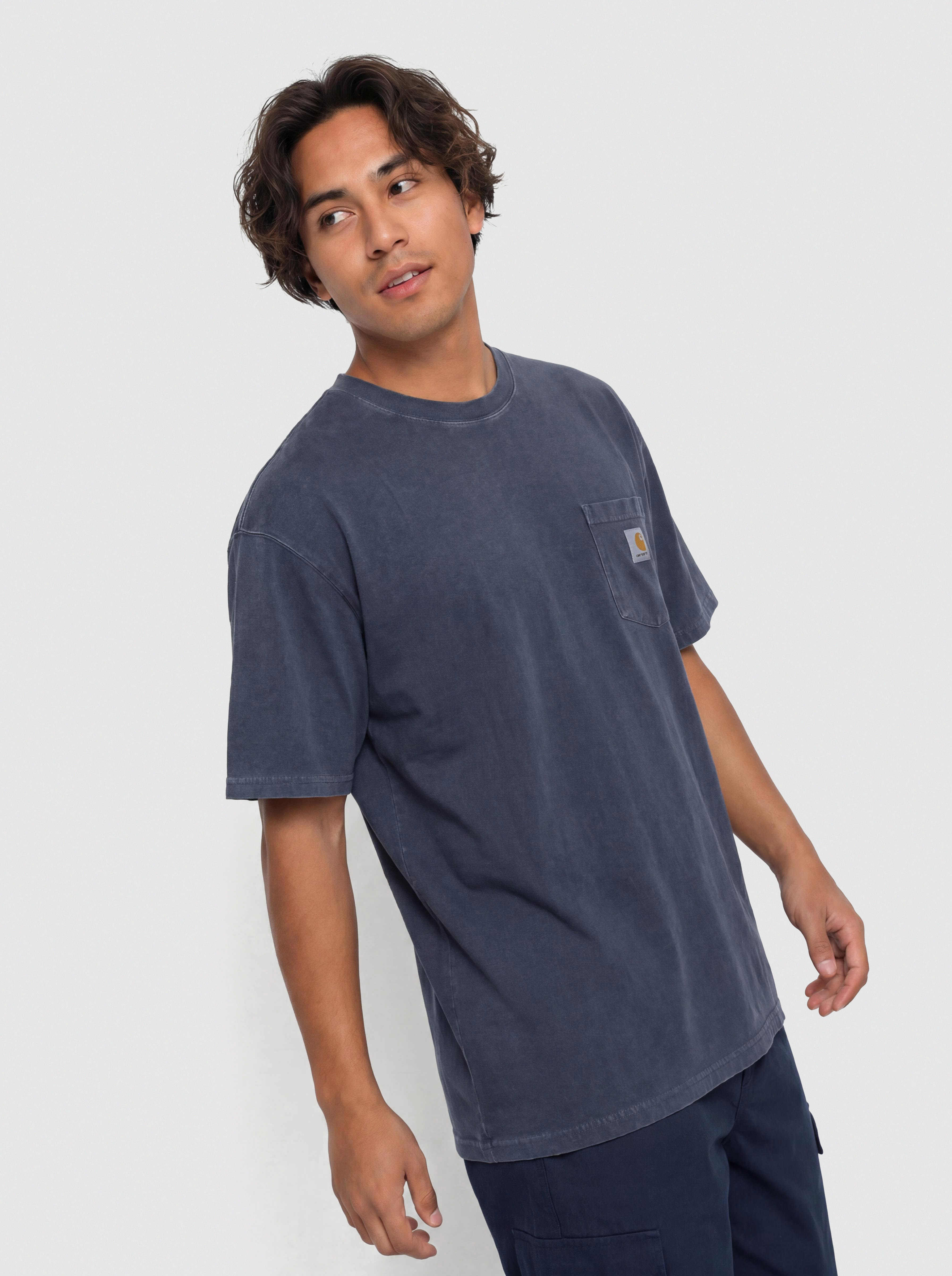 Tricou Carhartt WIP Loose Pocket (dark navy)