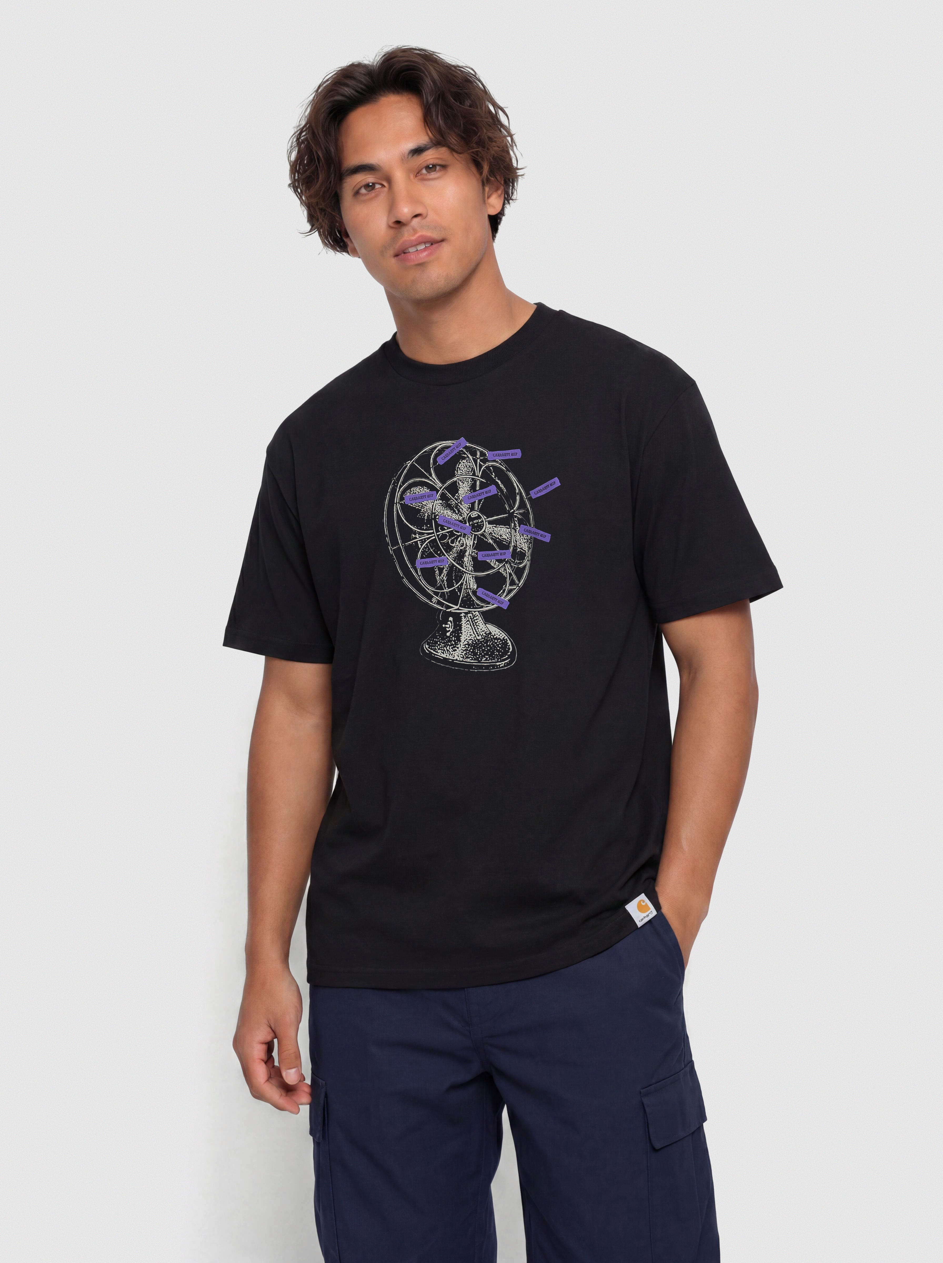 Tricou Carhartt WIP Fan (black)