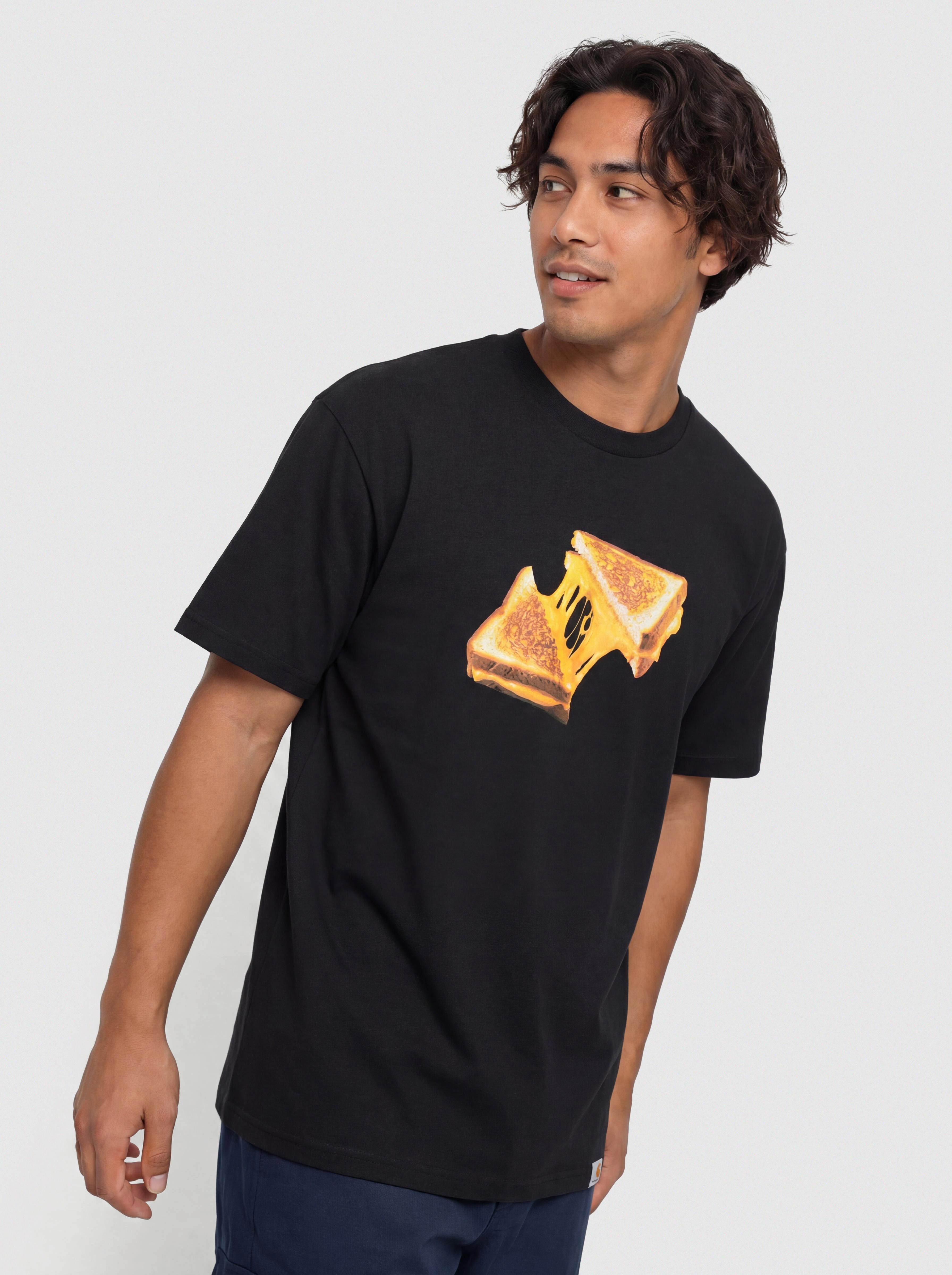 Tricou Carhartt WIP Cheese Toast (black)