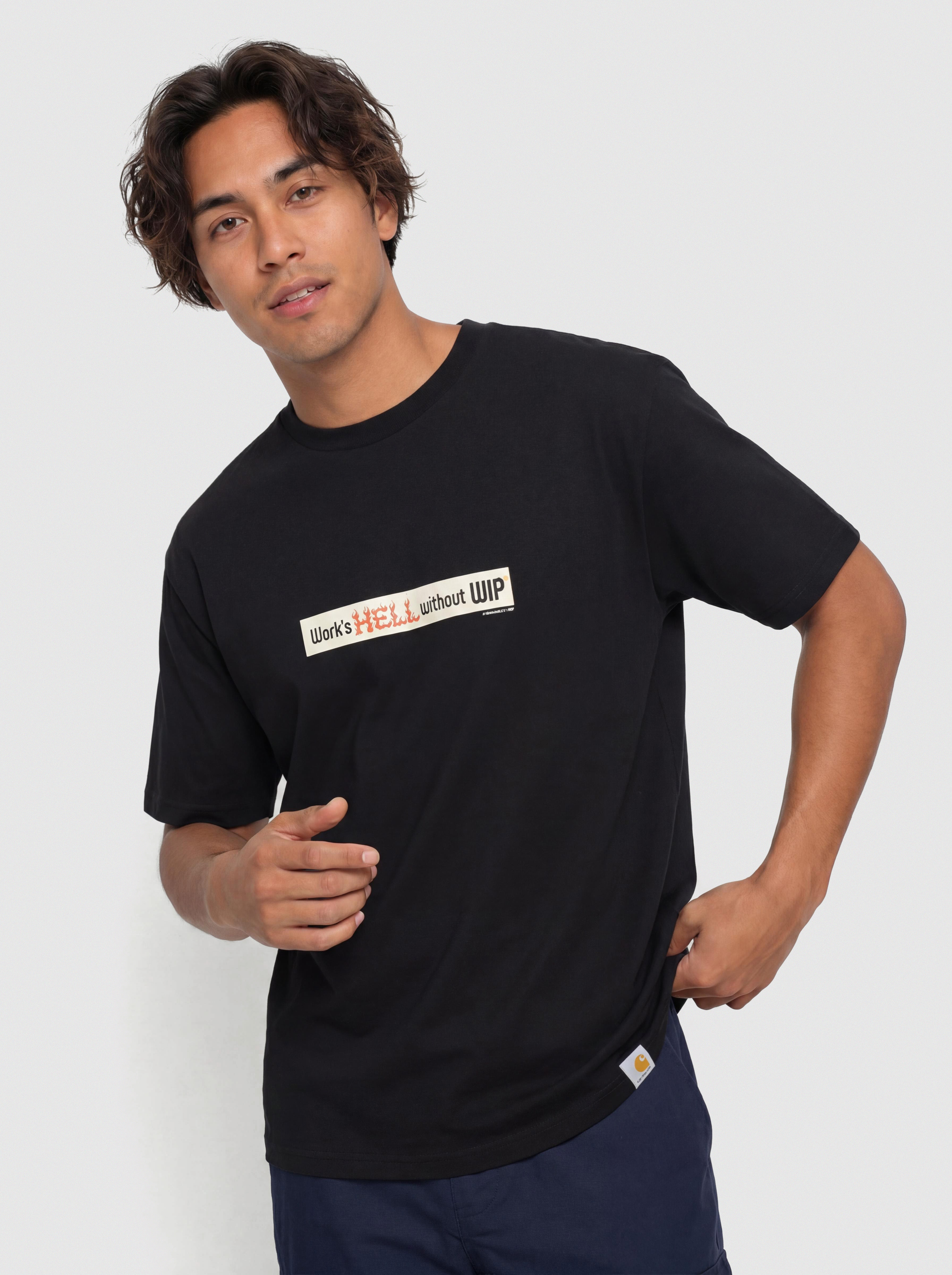 Tricou Carhartt WIP Bumper Stickers (black)