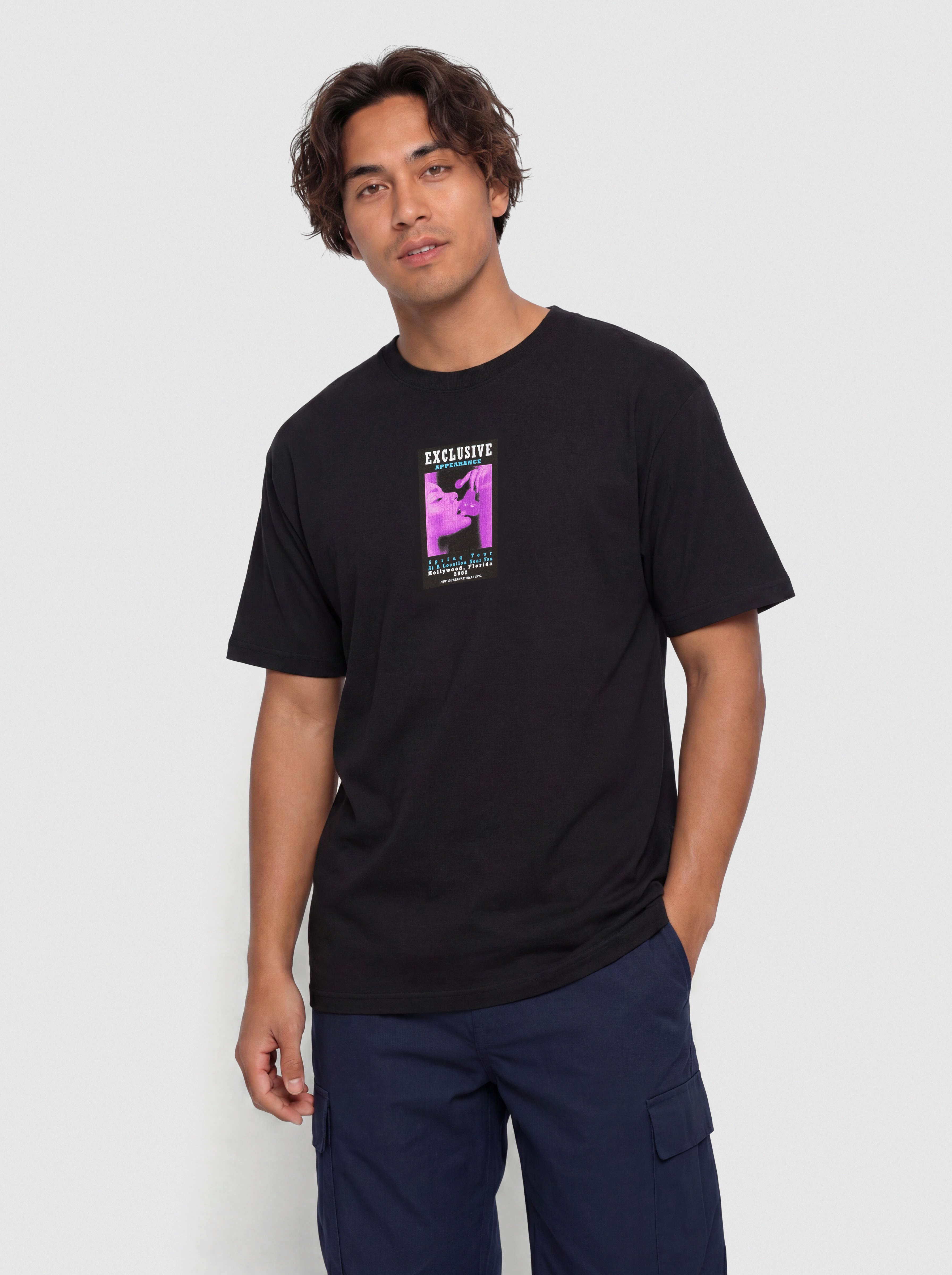 Tricou HUF Exclusive Appearance (black)