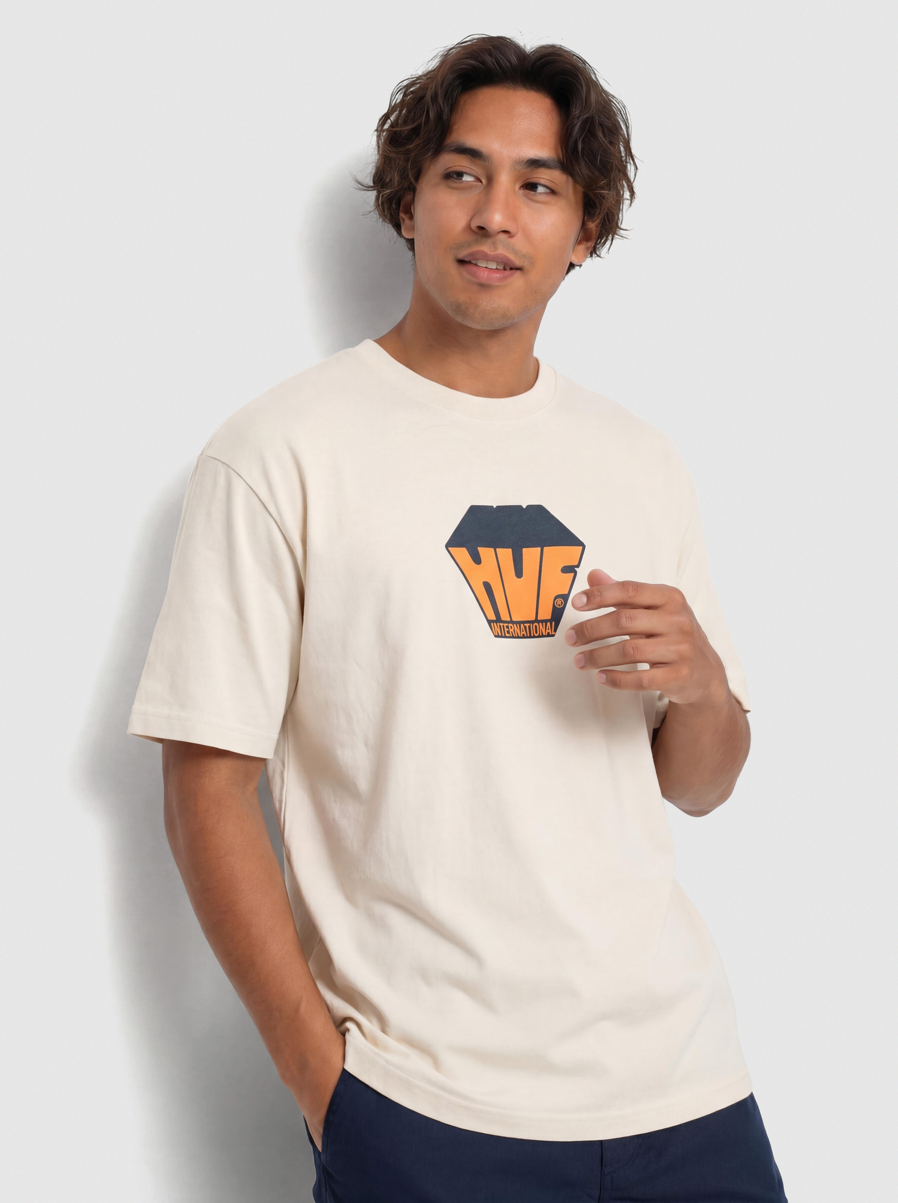 Tricou HUF Big Block (bleach)