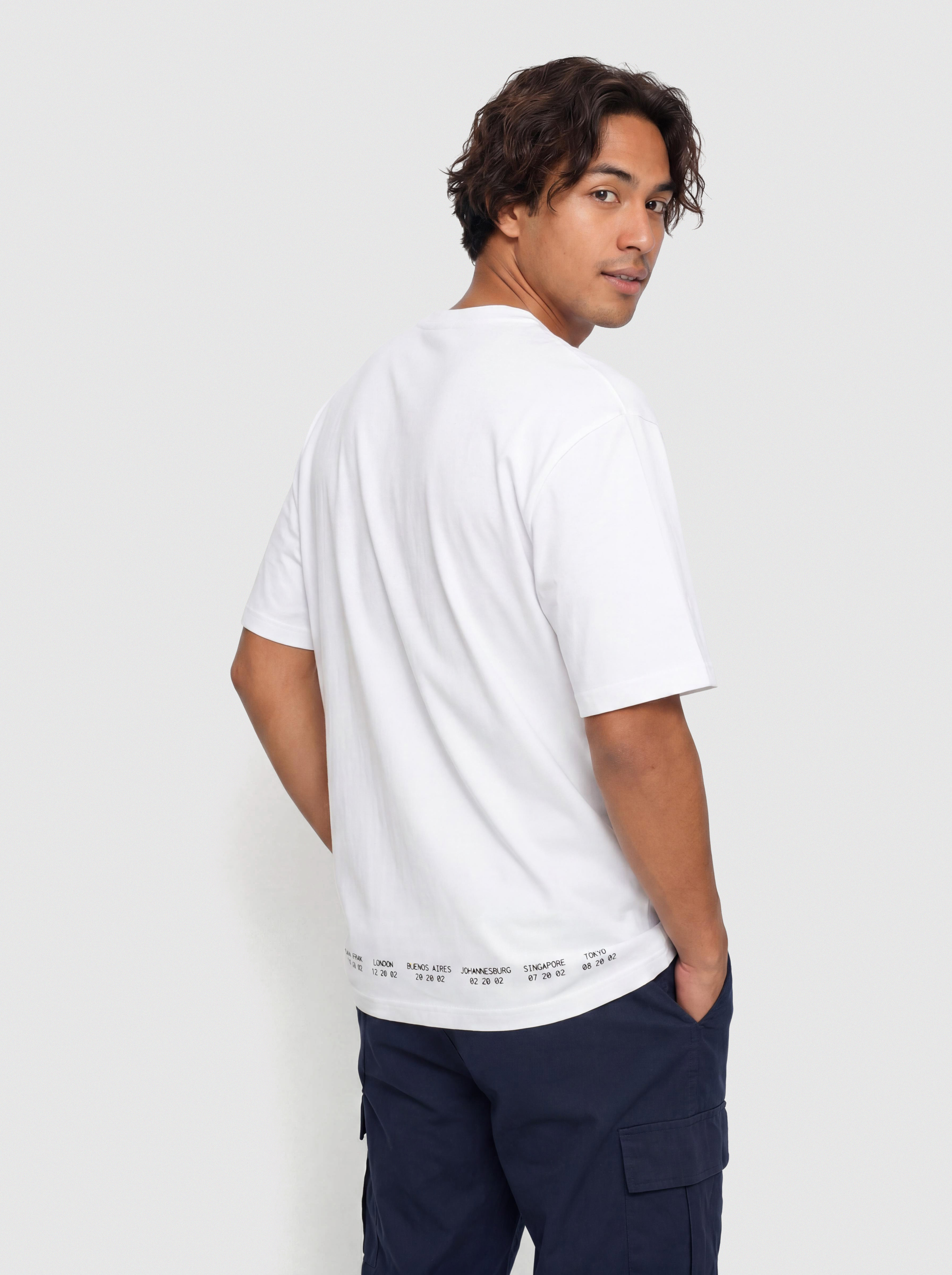 Tricou HUF Flight Path (white)