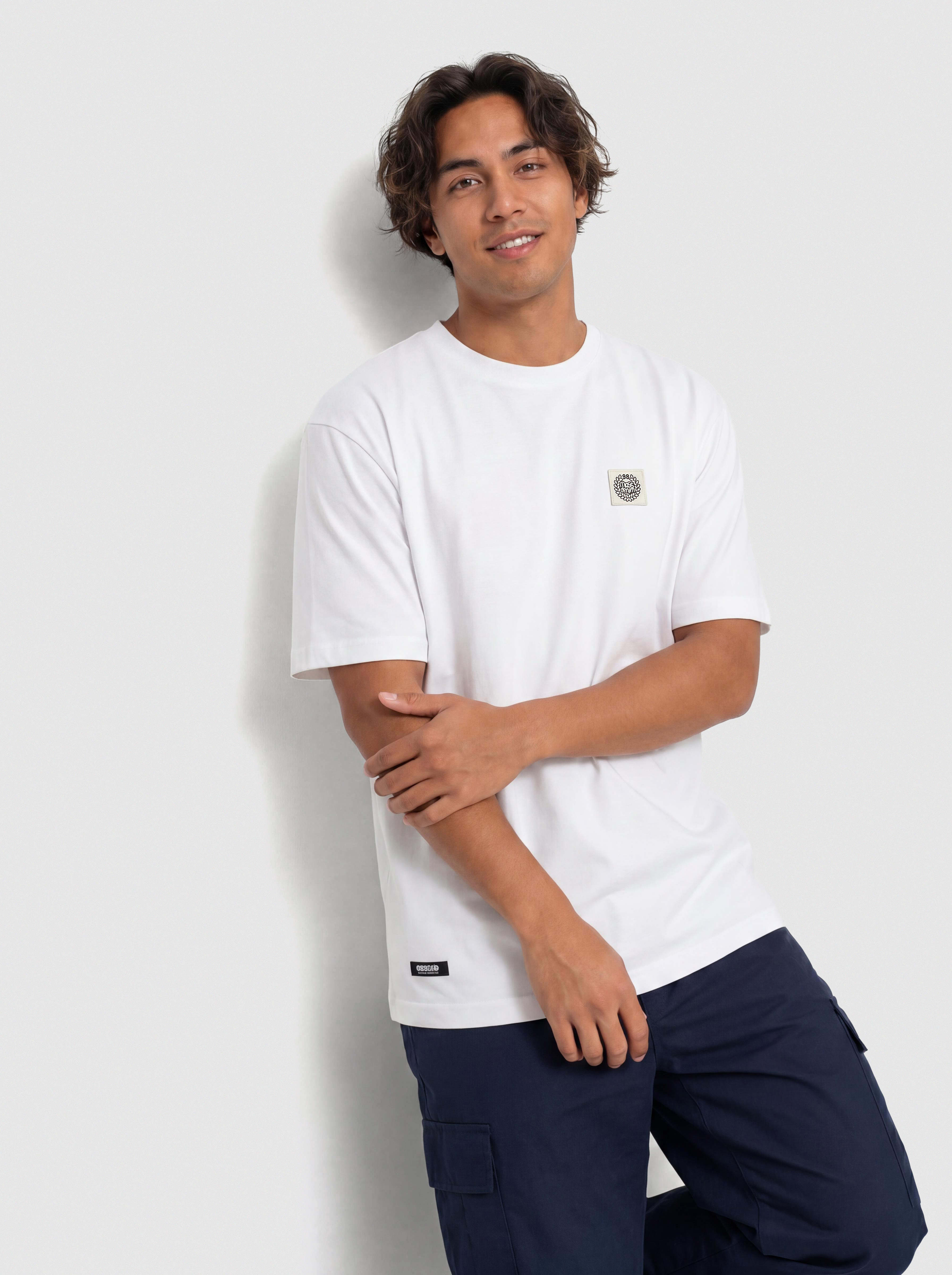 Tricou MassDnm Patch (white)