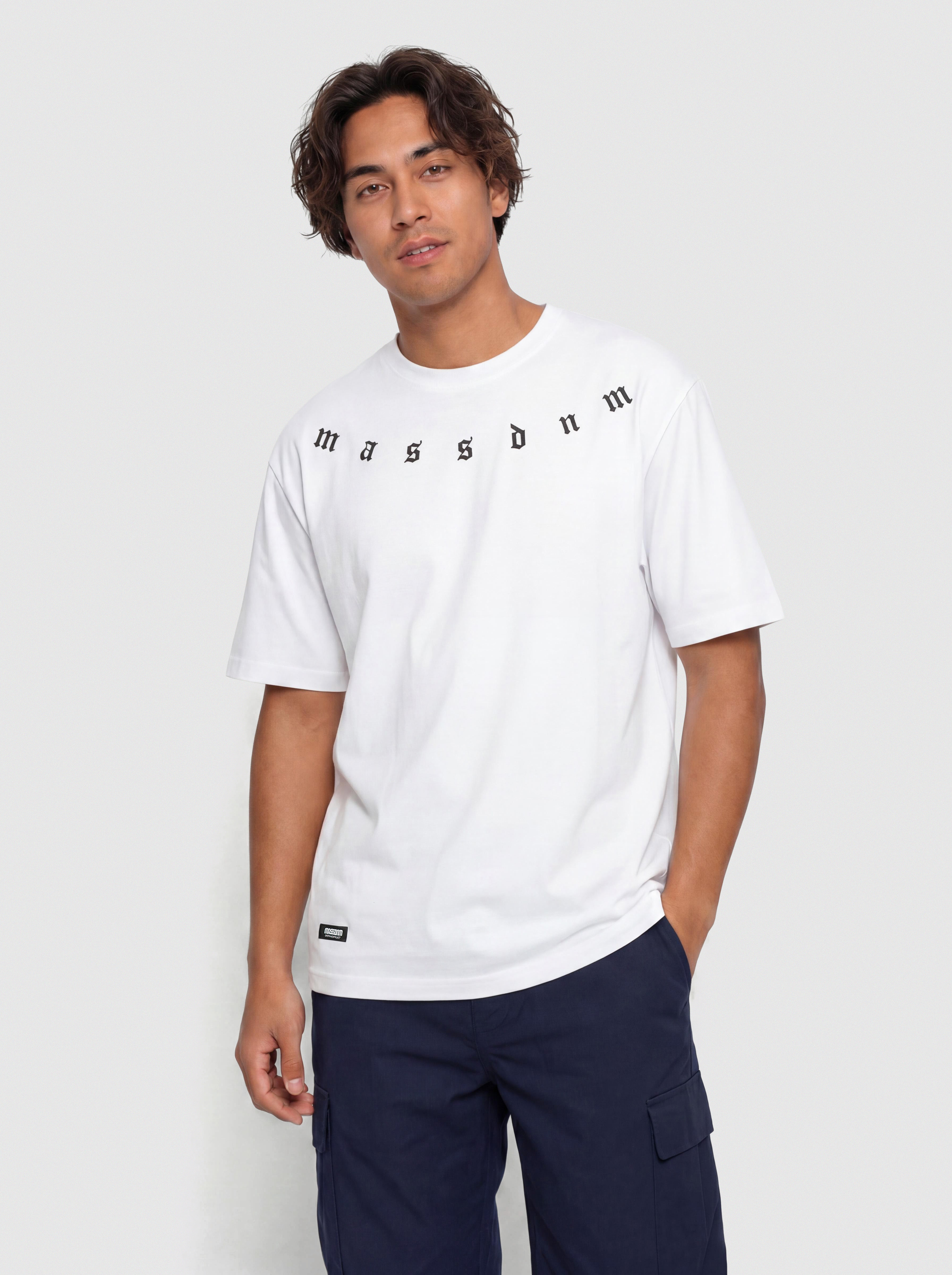Tricou MassDnm Bergen (white)