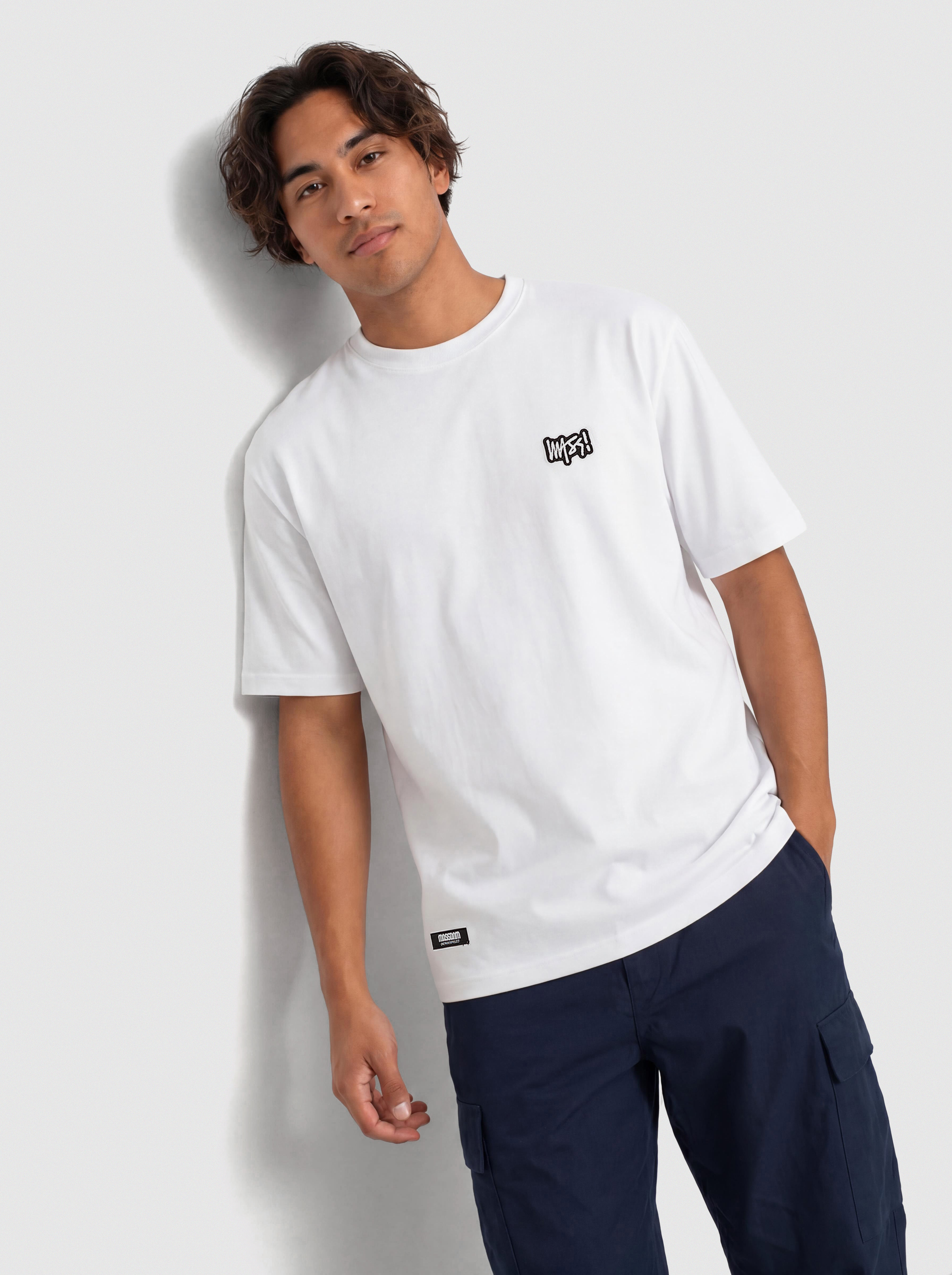 Tricou MassDnm Signature Patch (white)