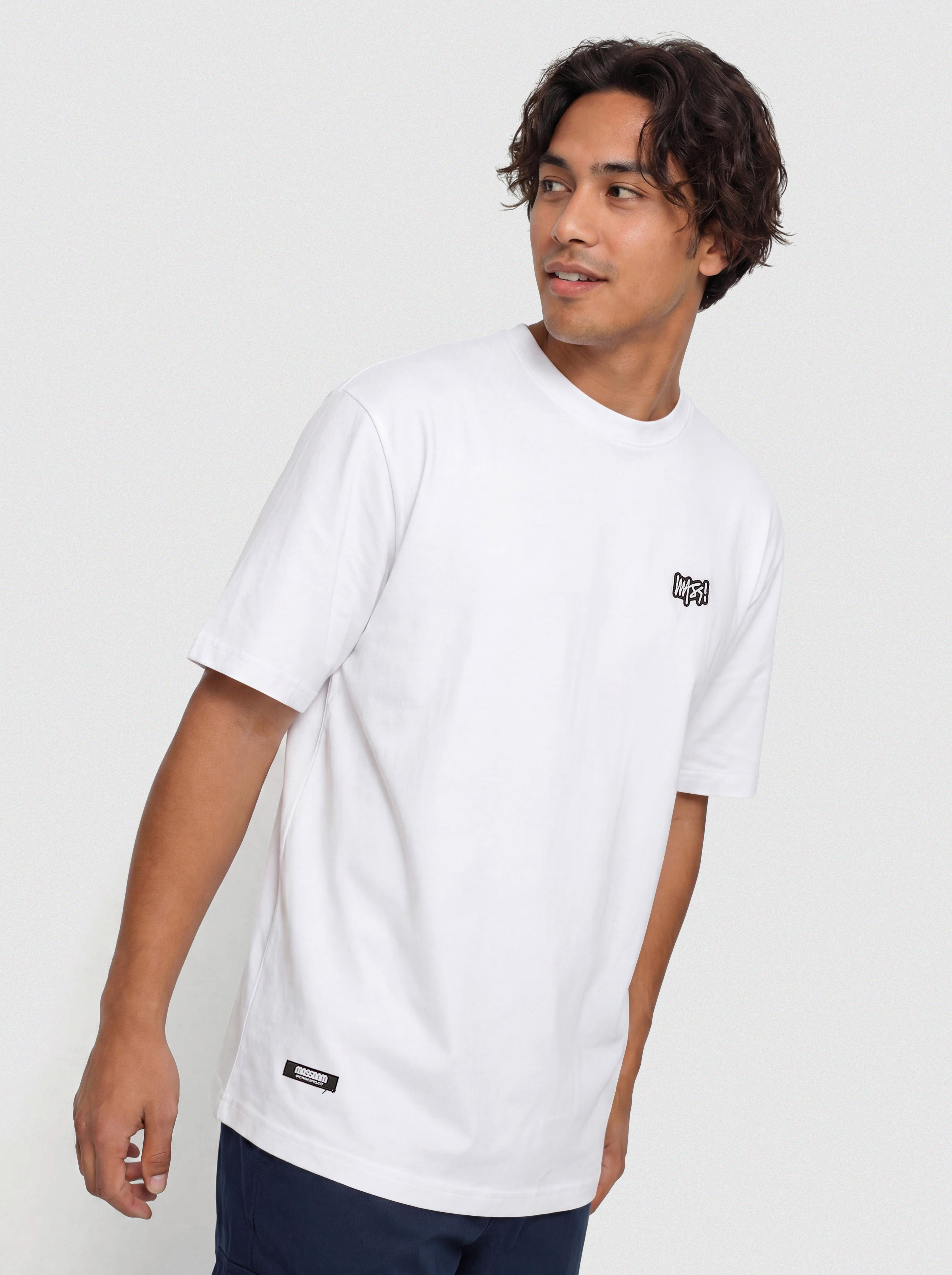 Tricou MassDnm Signature Patch (white)