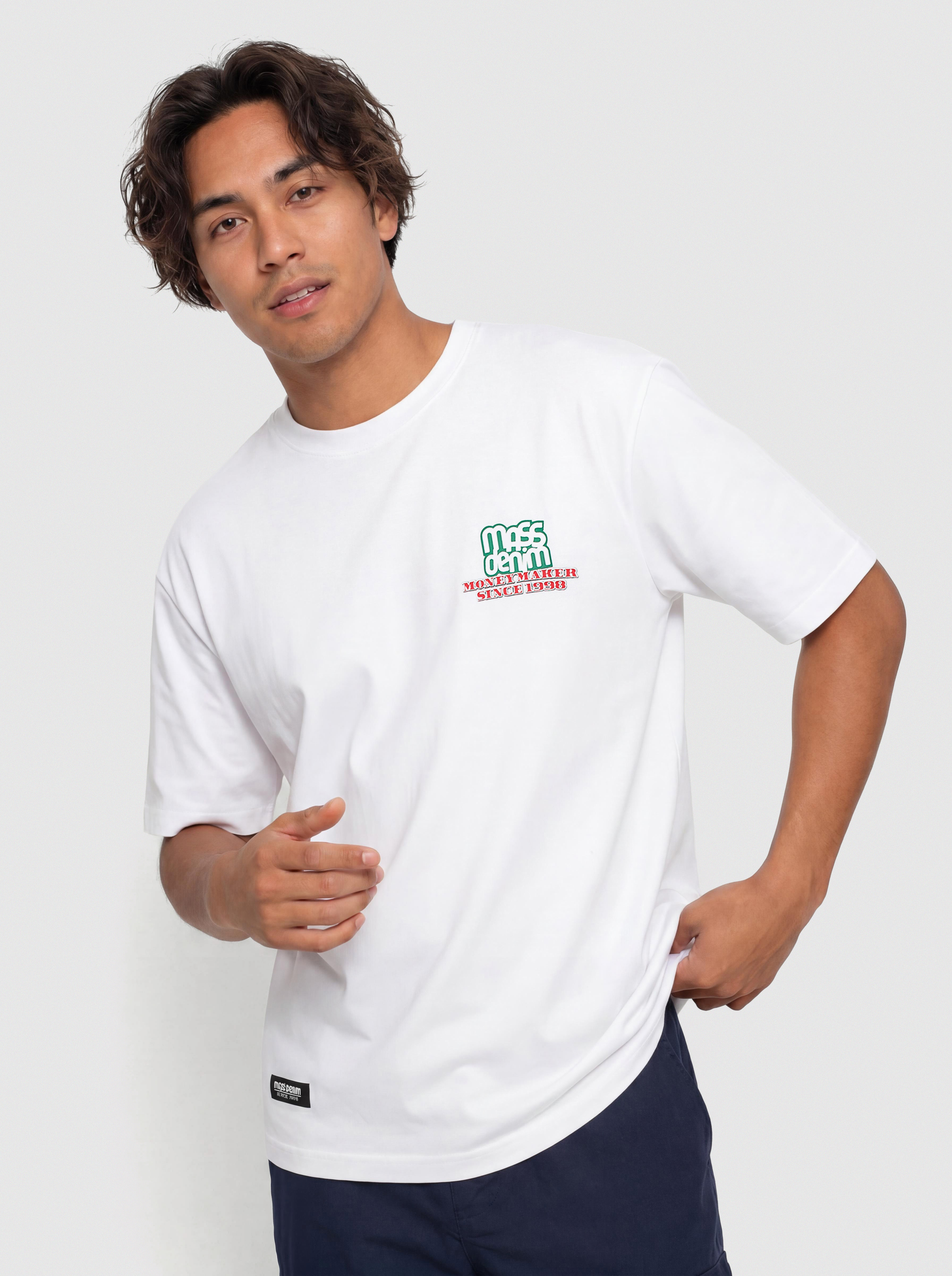 Tricou MassDnm Casino (white)