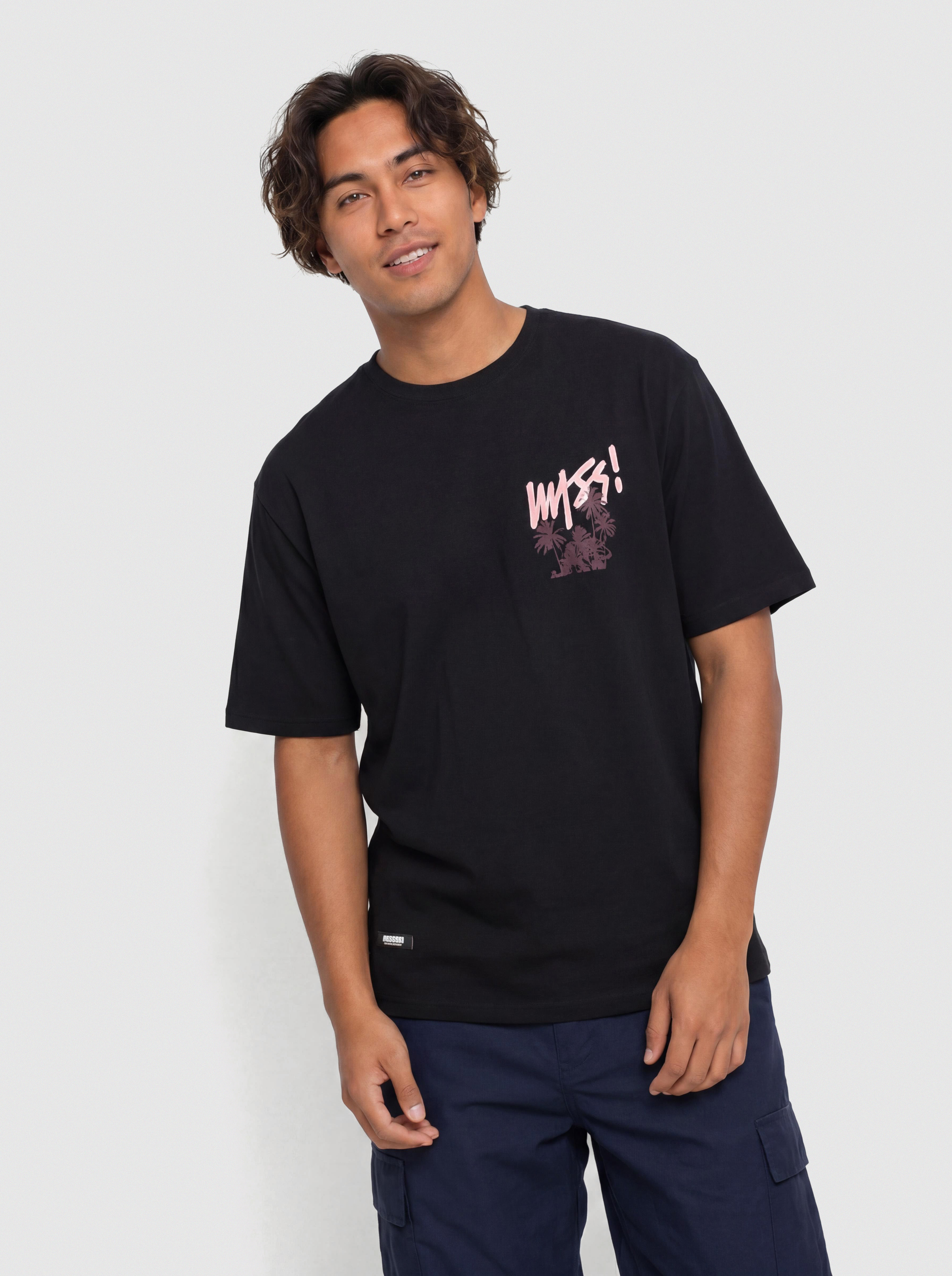 Tricou MassDnm Sunset (black)