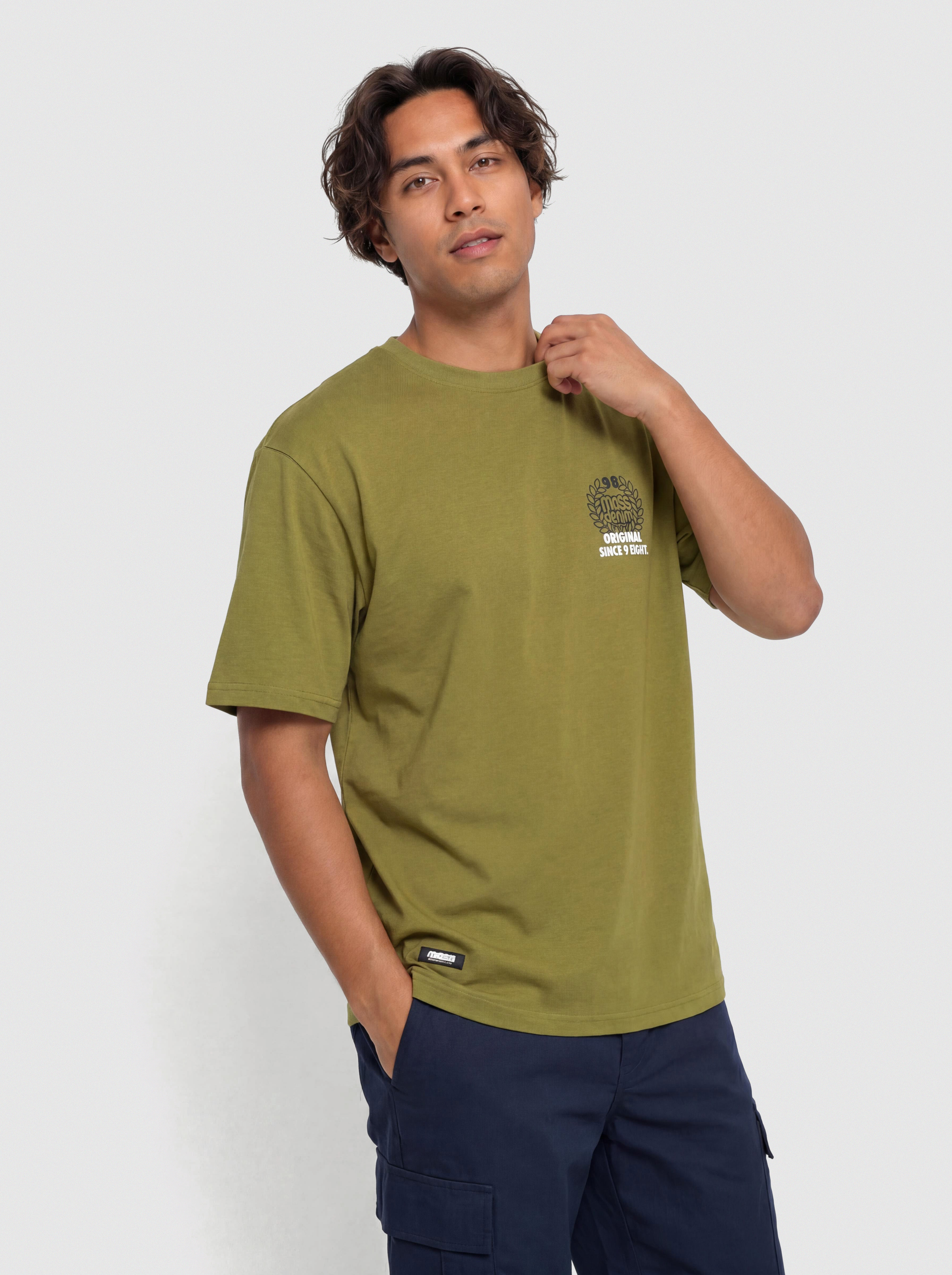 Tricou MassDnm Motto (olive)
