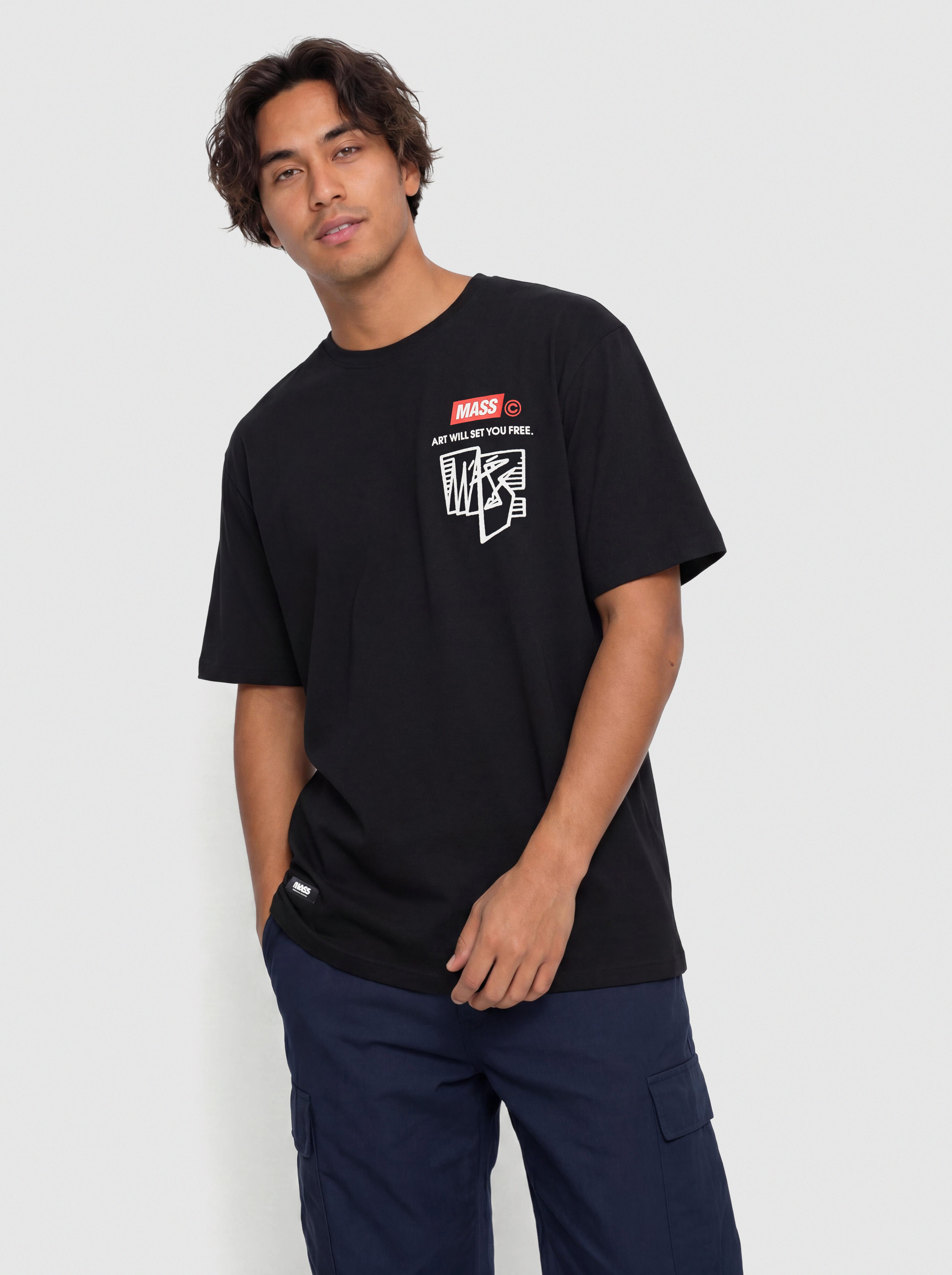 Tricou MassDnm Pablo (black)