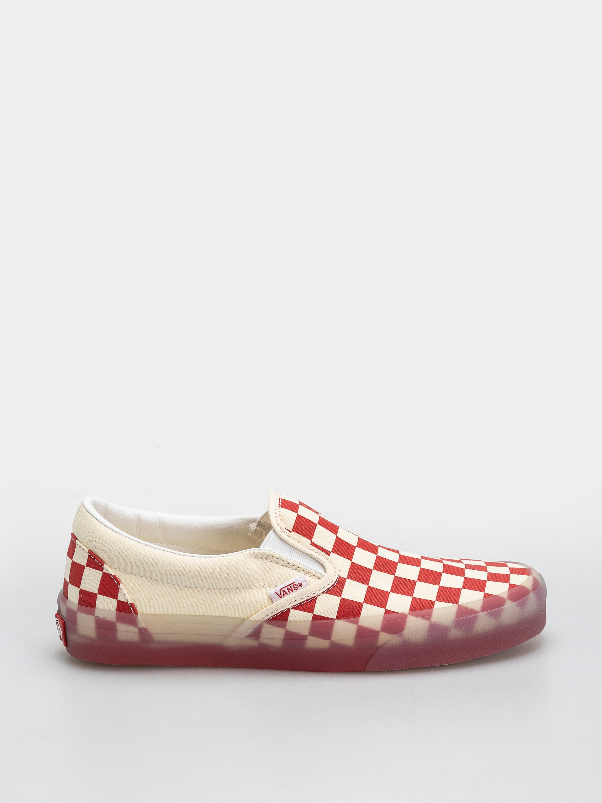 Pantofi Vans Classic Slip On (red/marshmallow)