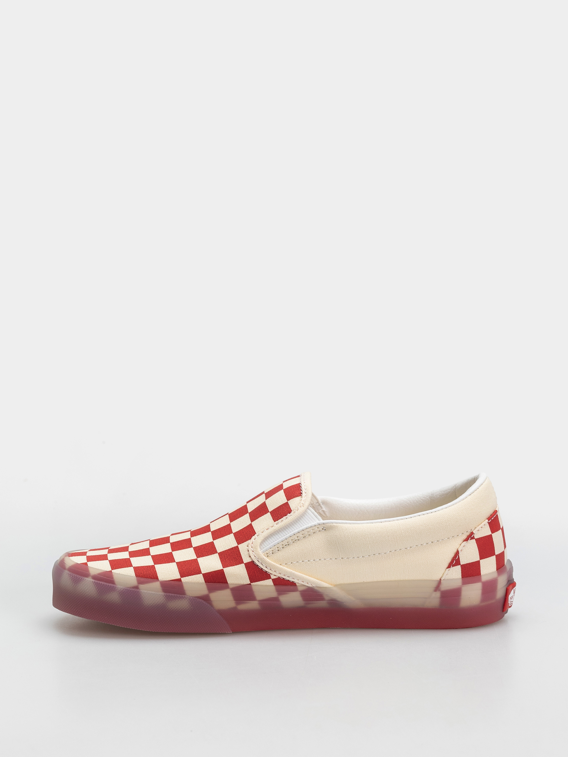 Pantofi Vans Classic Slip On (red/marshmallow)