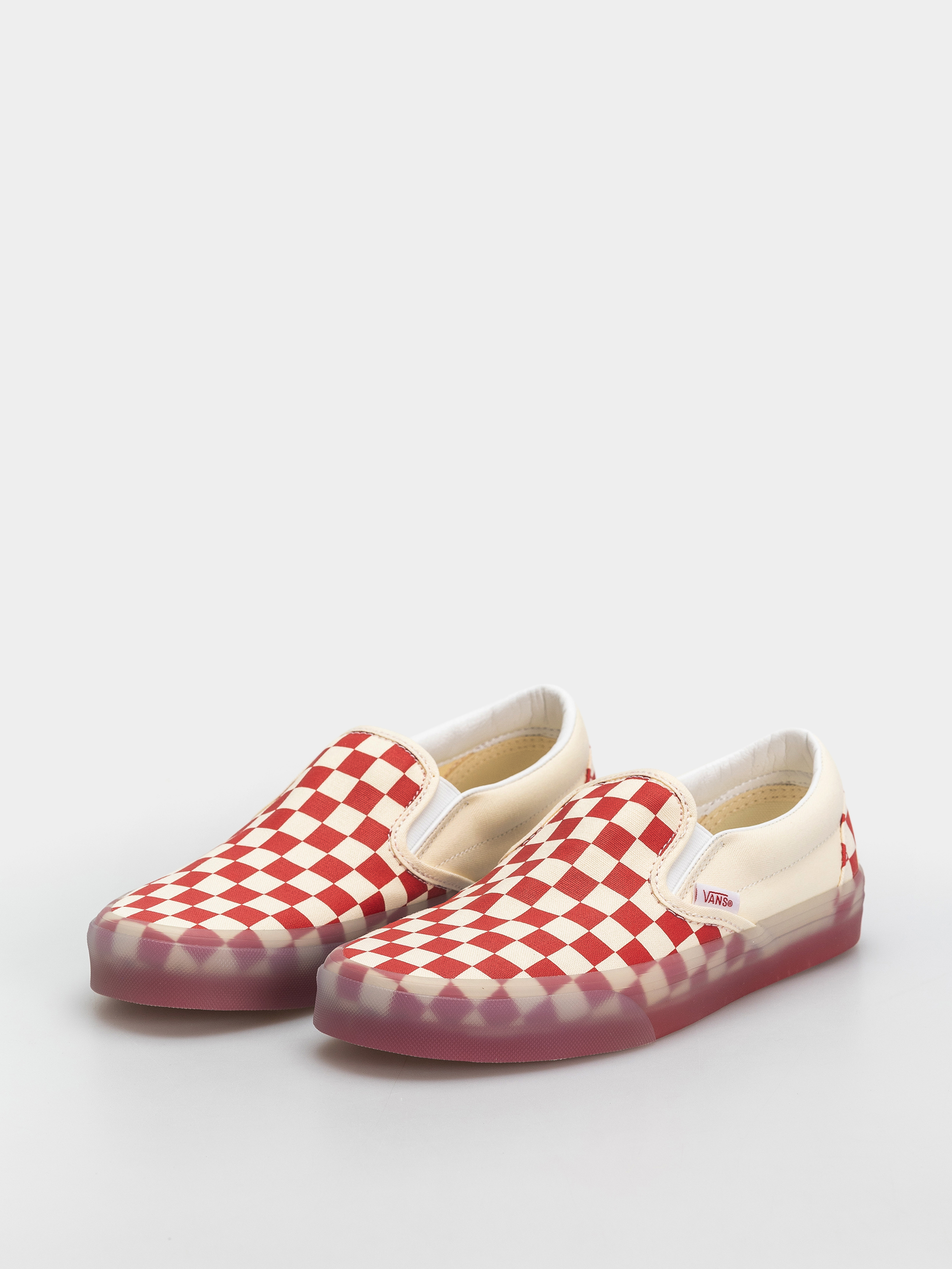 Pantofi Vans Classic Slip On (red/marshmallow)