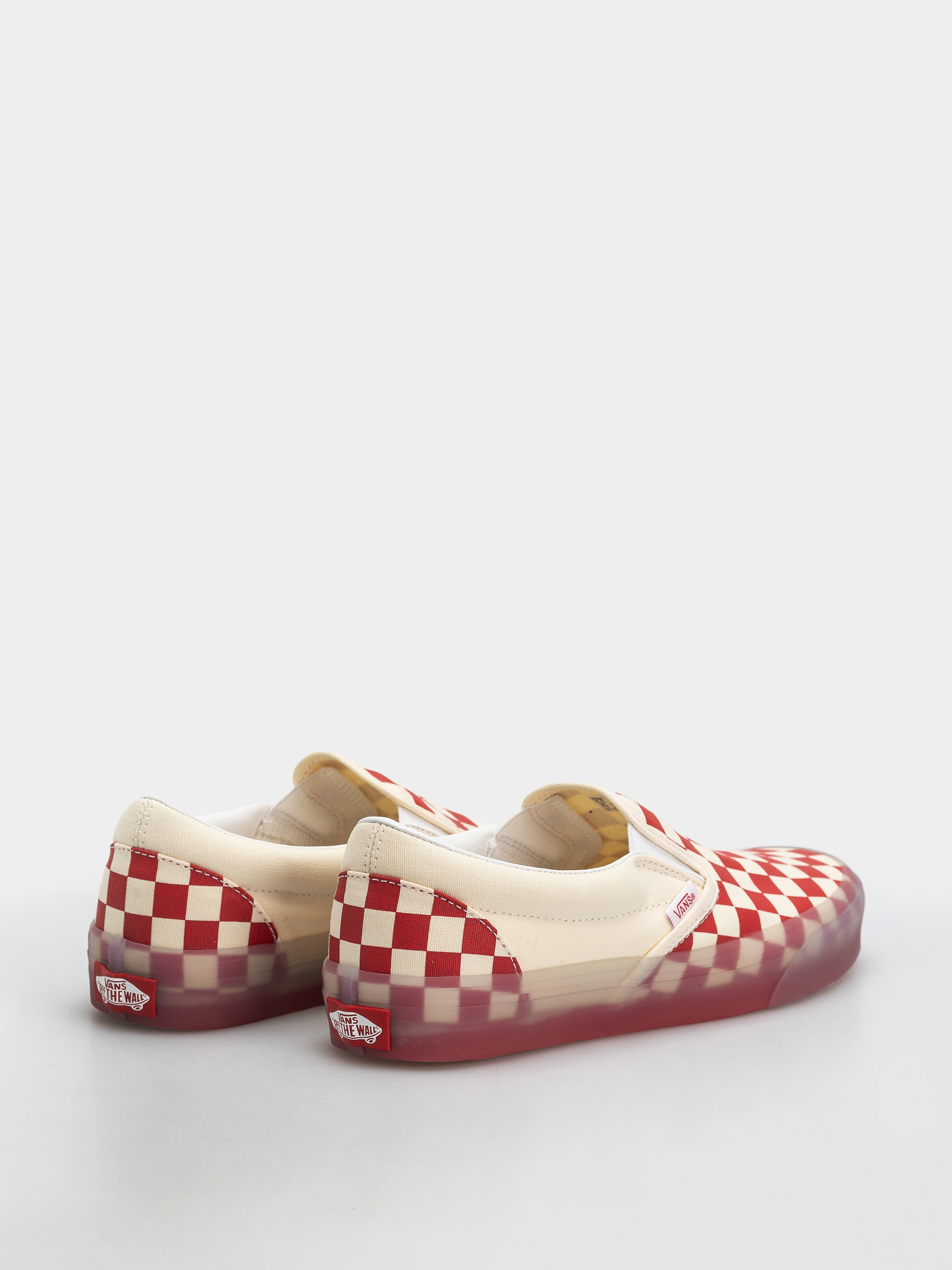 Pantofi Vans Classic Slip On (red/marshmallow)