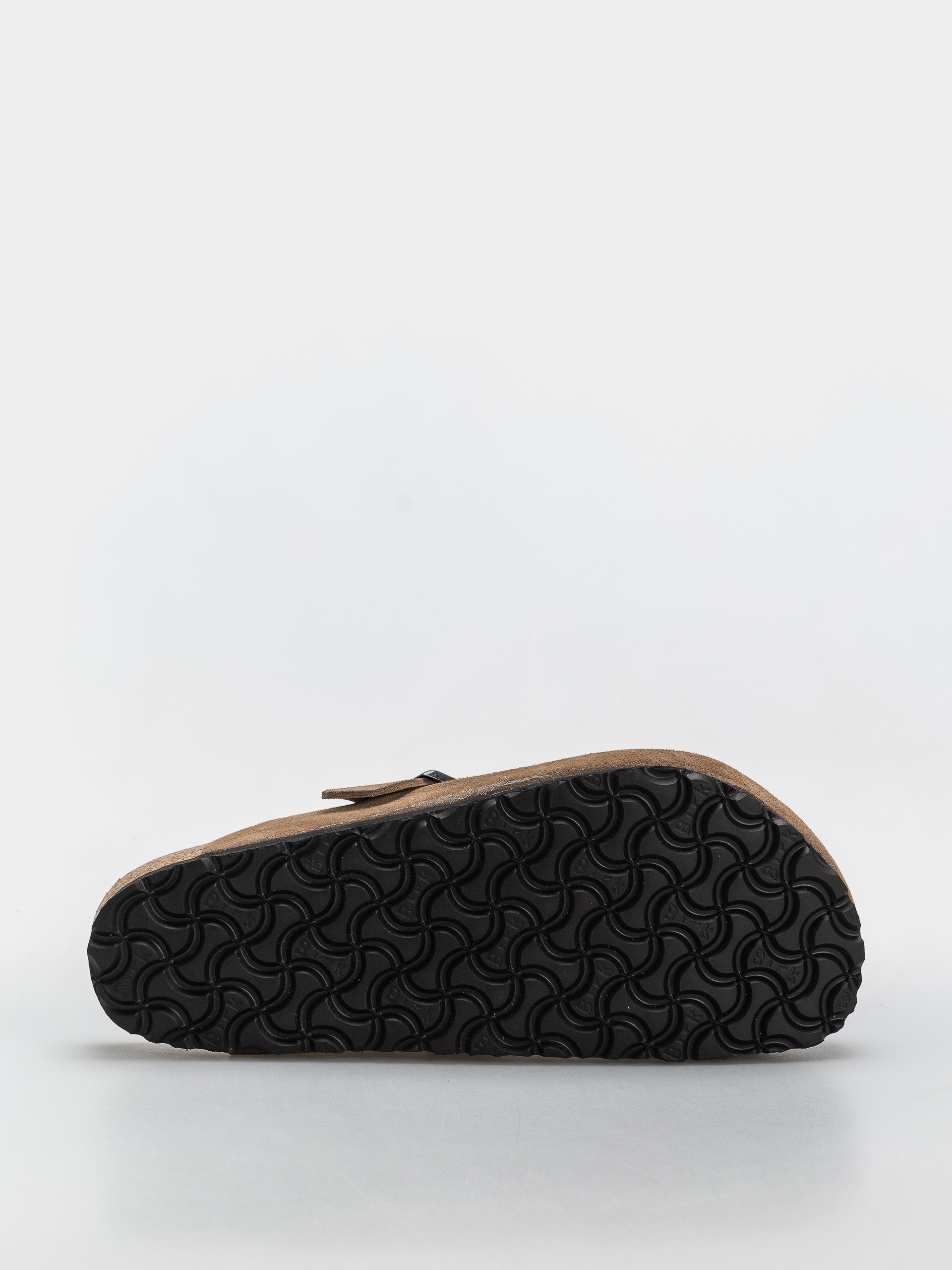 Șlapi Birkenstock Boston Suede Leather Regular (dark tea)