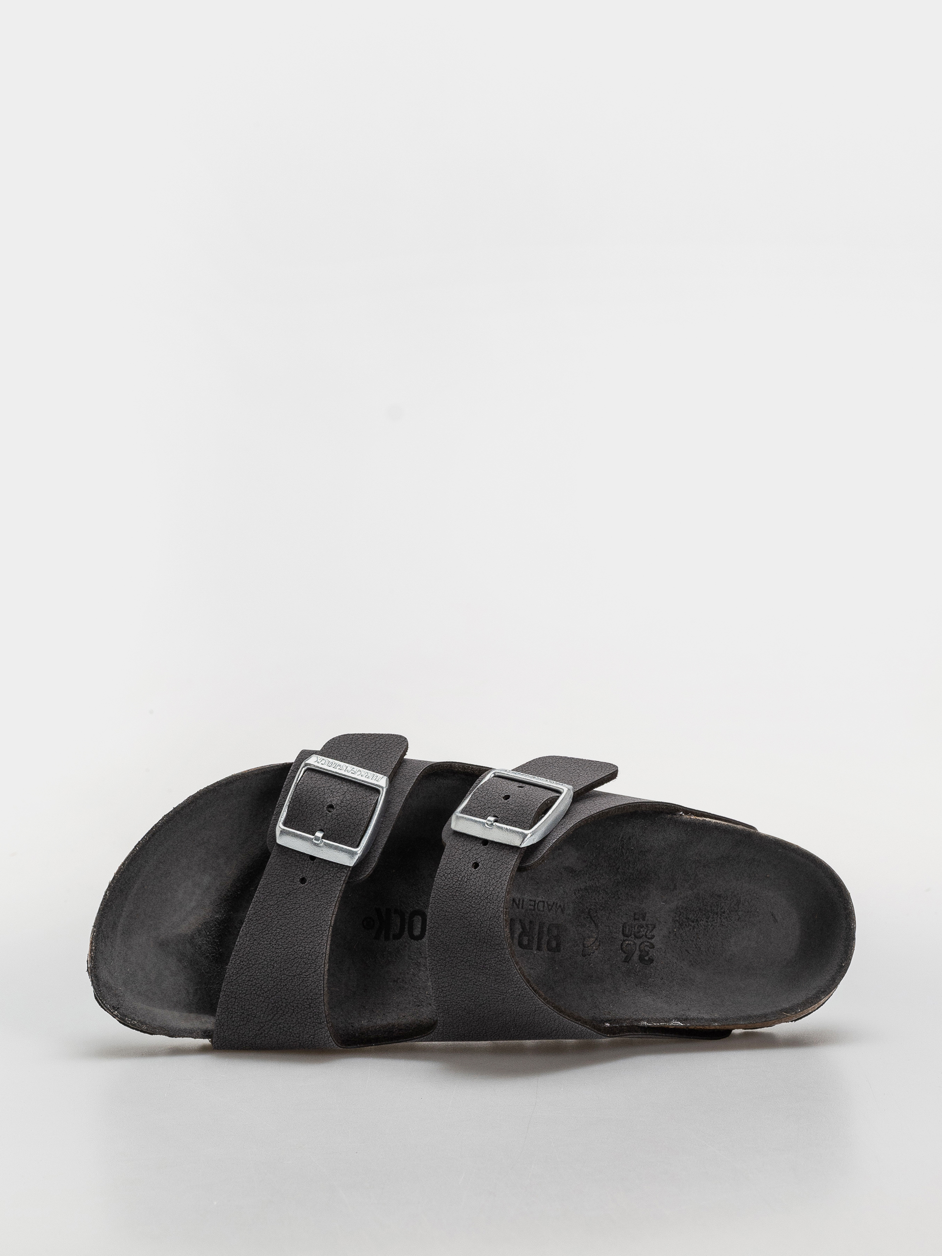 Șlapi Birkenstock Arizona Birkibuc Narrow Wmn (velvet gray)