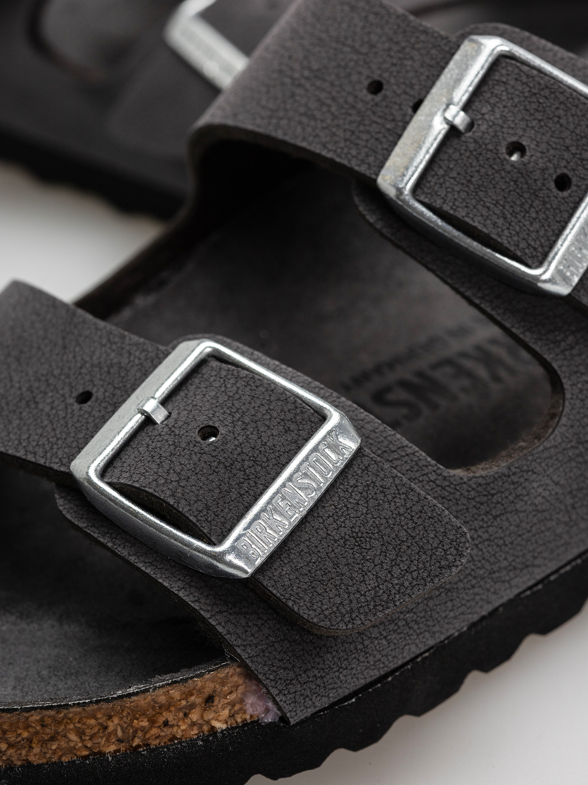 Șlapi Birkenstock Arizona Birkibuc Narrow Wmn (velvet gray)