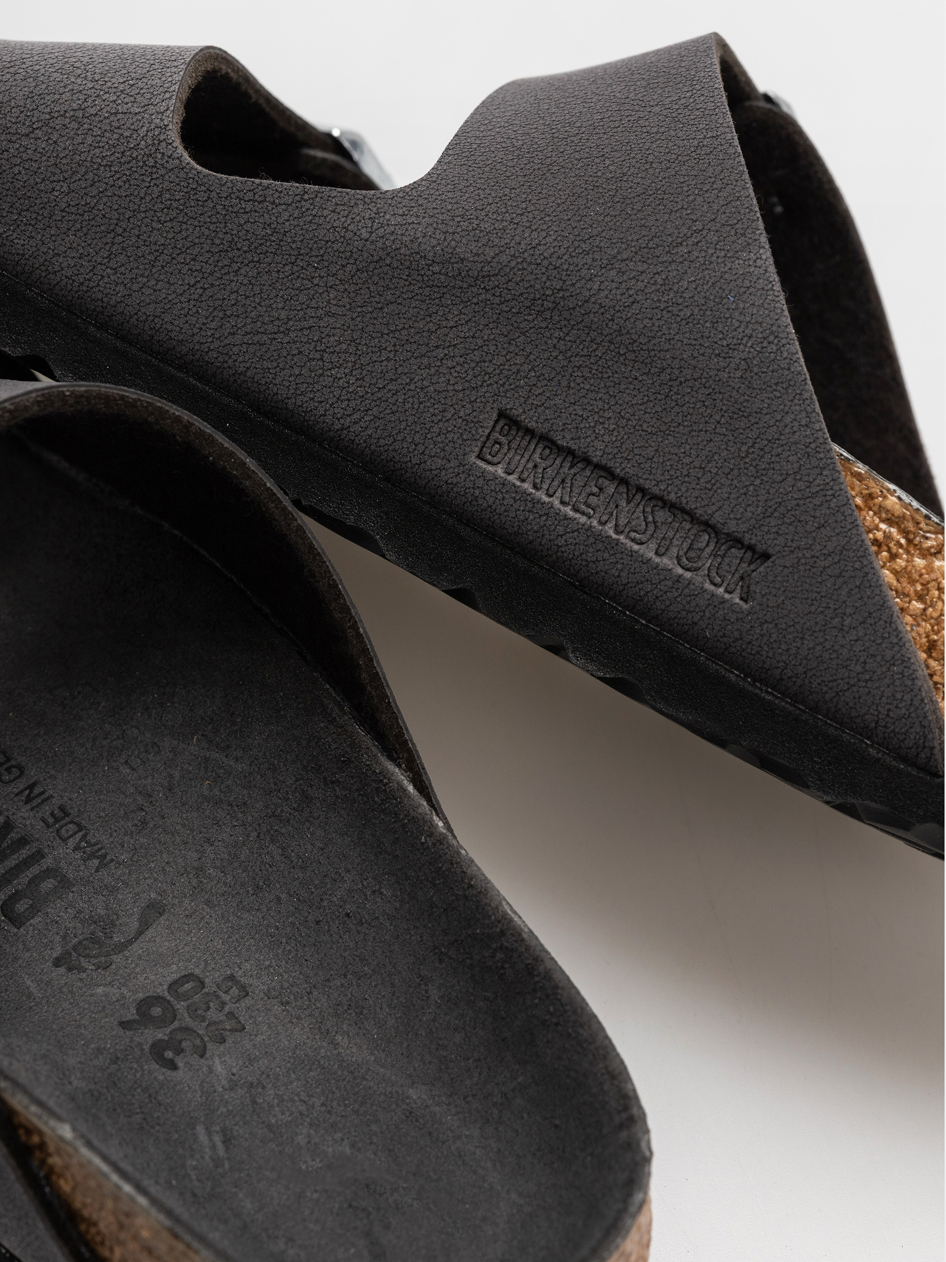 Șlapi Birkenstock Arizona Birkibuc Narrow Wmn (velvet gray)