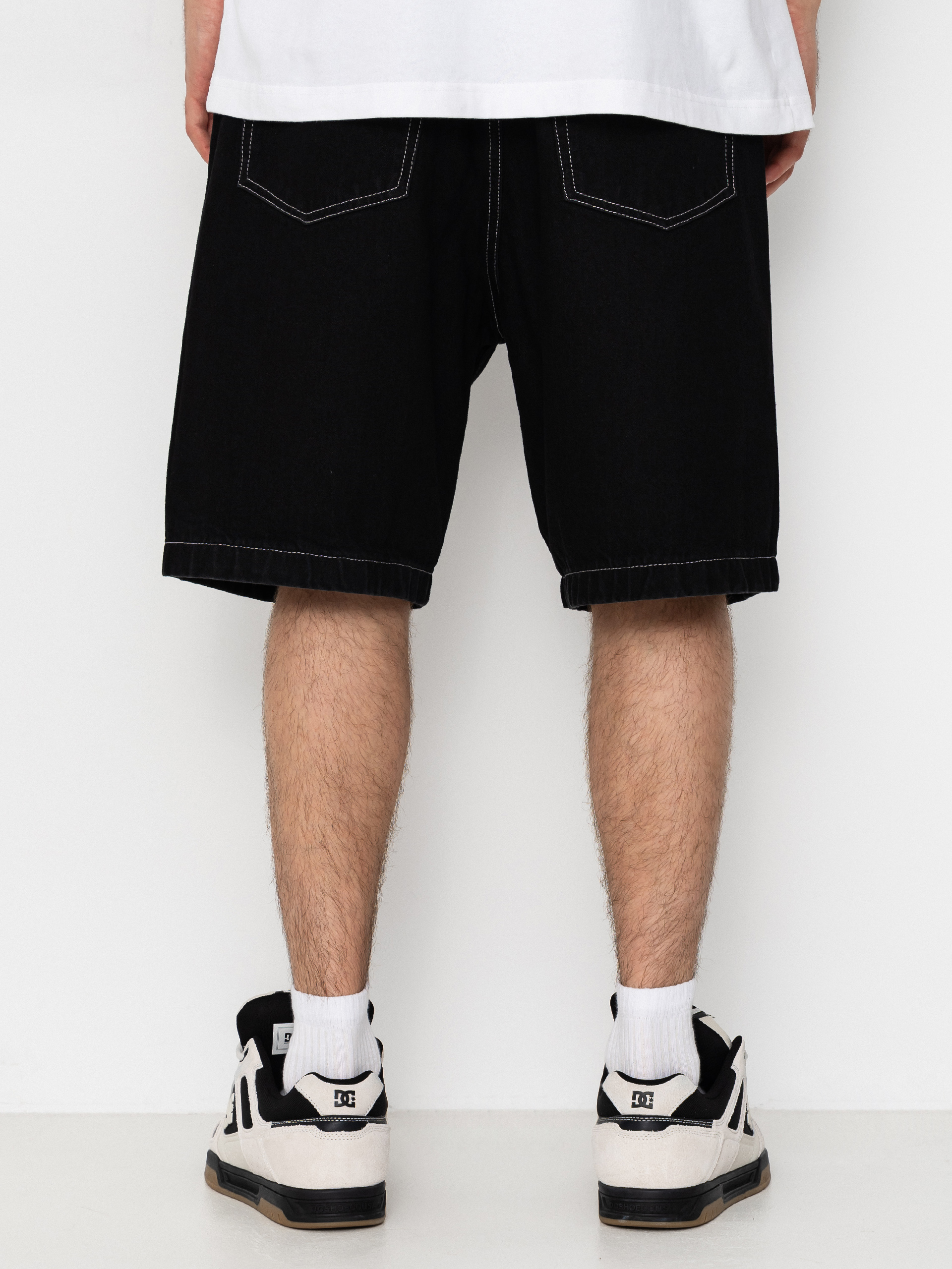Pantaloni scurți DC Baggy Denim (black tint)