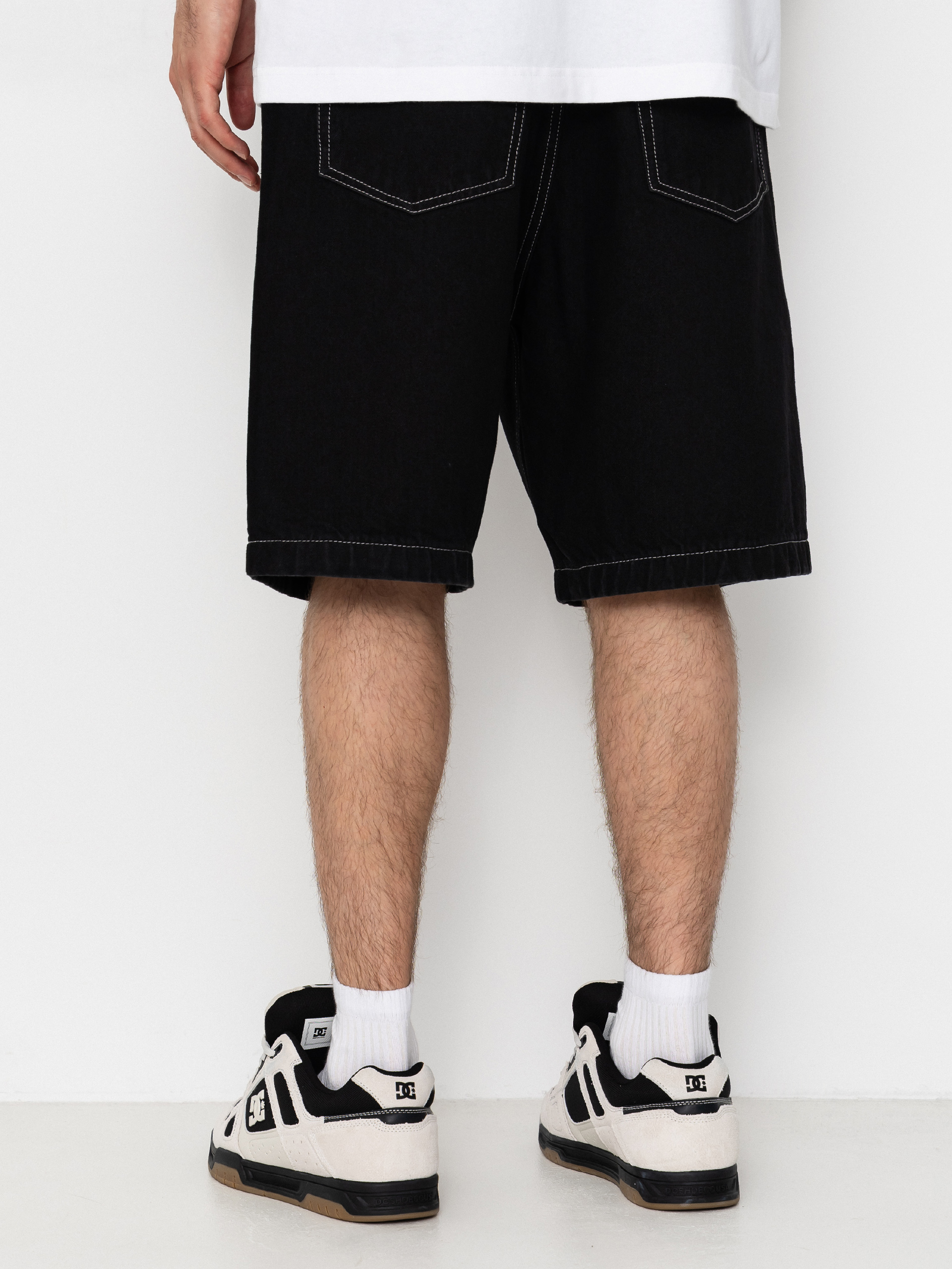 Pantaloni scurți DC Baggy Denim (black tint)