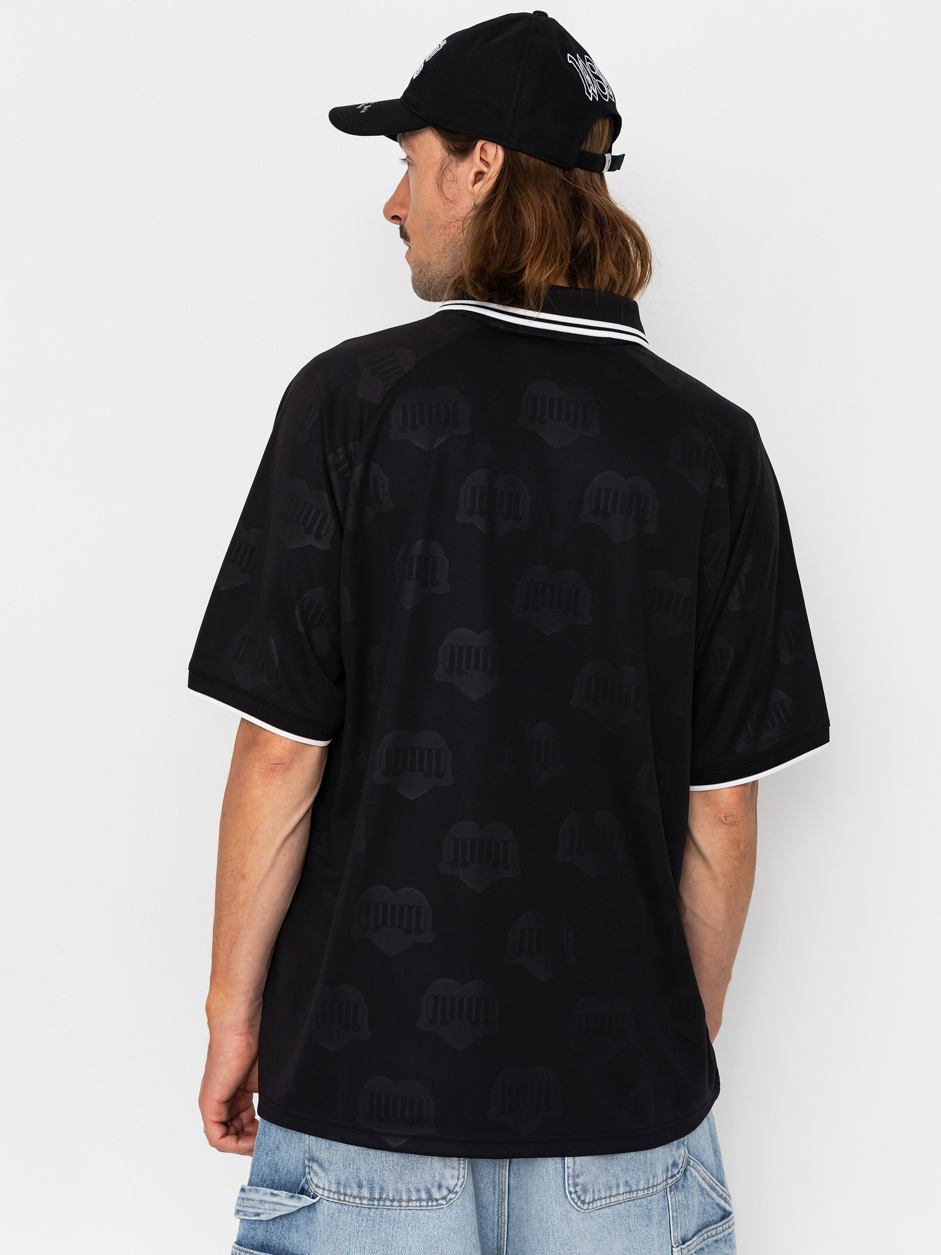 Tricou Carhartt WIP Terrace Football (heart train jacquard black)