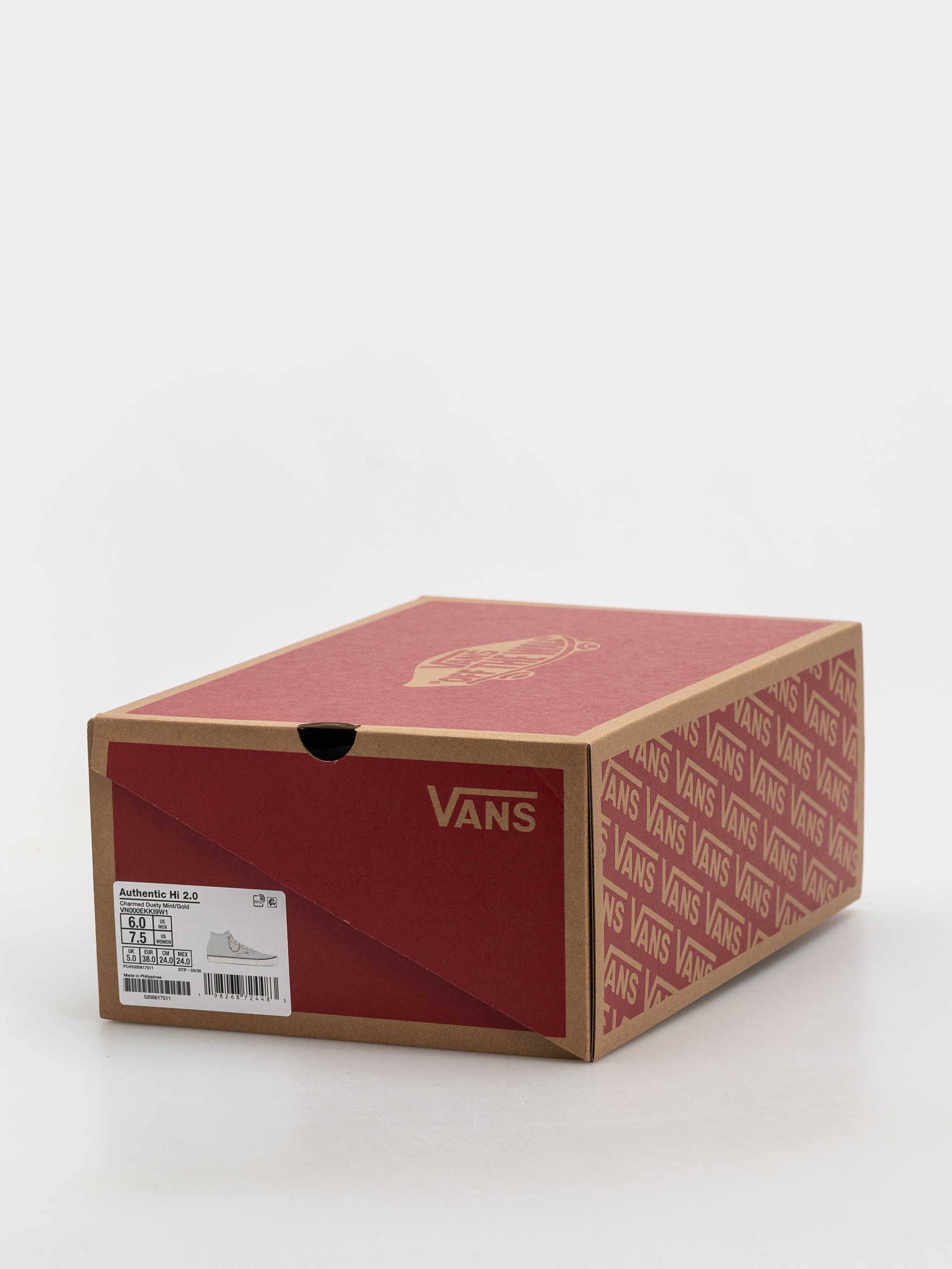 Pantofi Vans Authentic Hi 2.0 (dusty mint/gold)