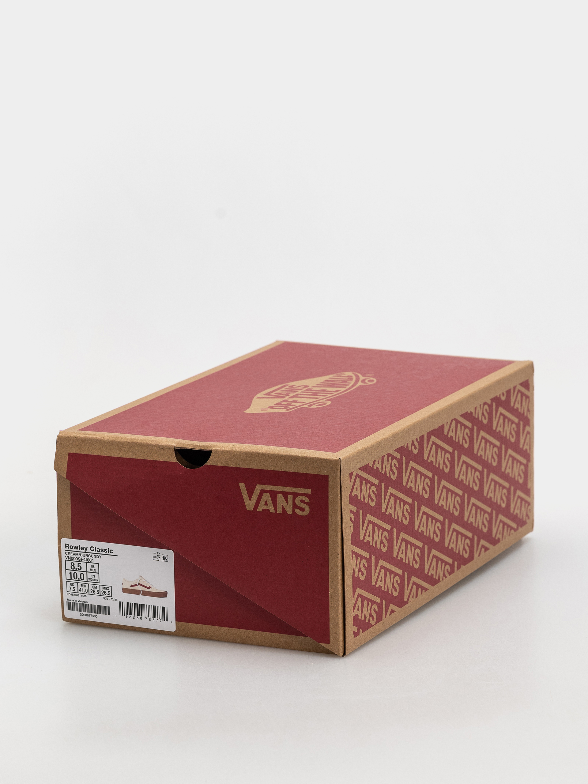 Pantofi Vans Rowley Classic (cream/burgundy)