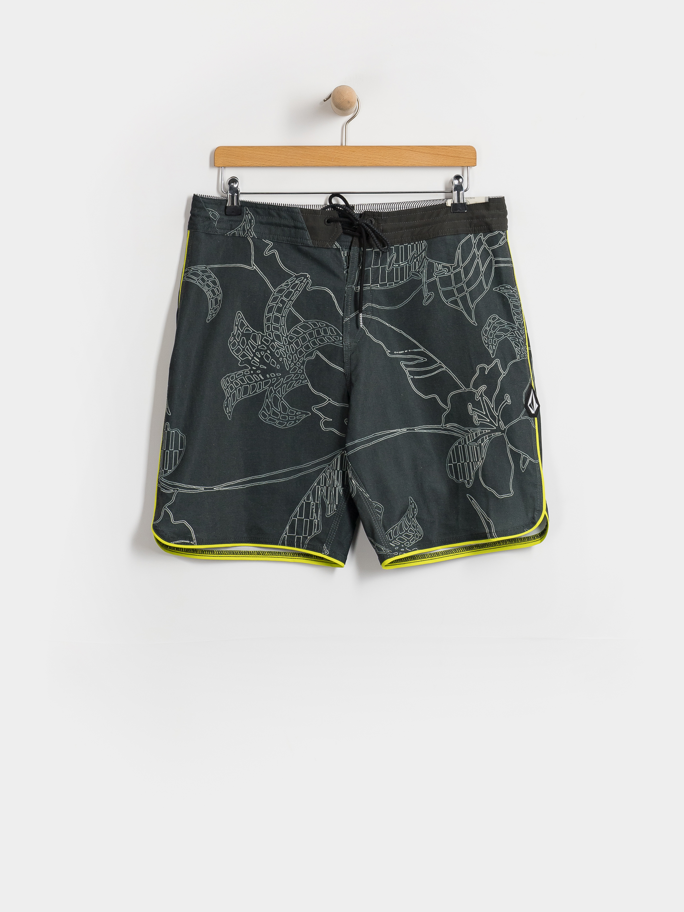 Șort Volcom Mister Fib Scallop Stoney 19 (stealth)
