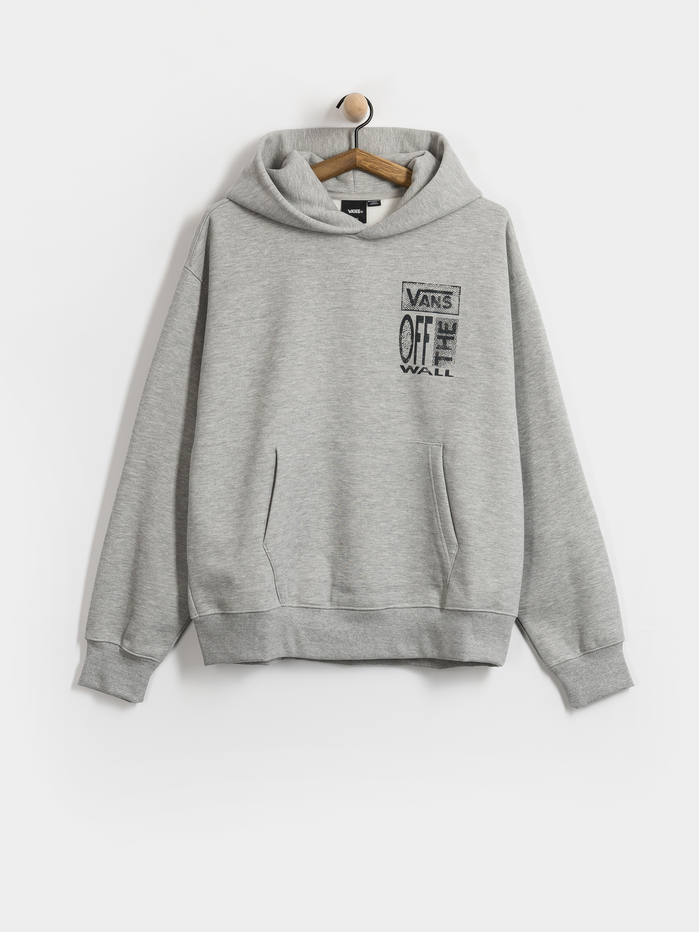 Hanorac cu glugă Vans Cut And Paste HD (cement heather)
