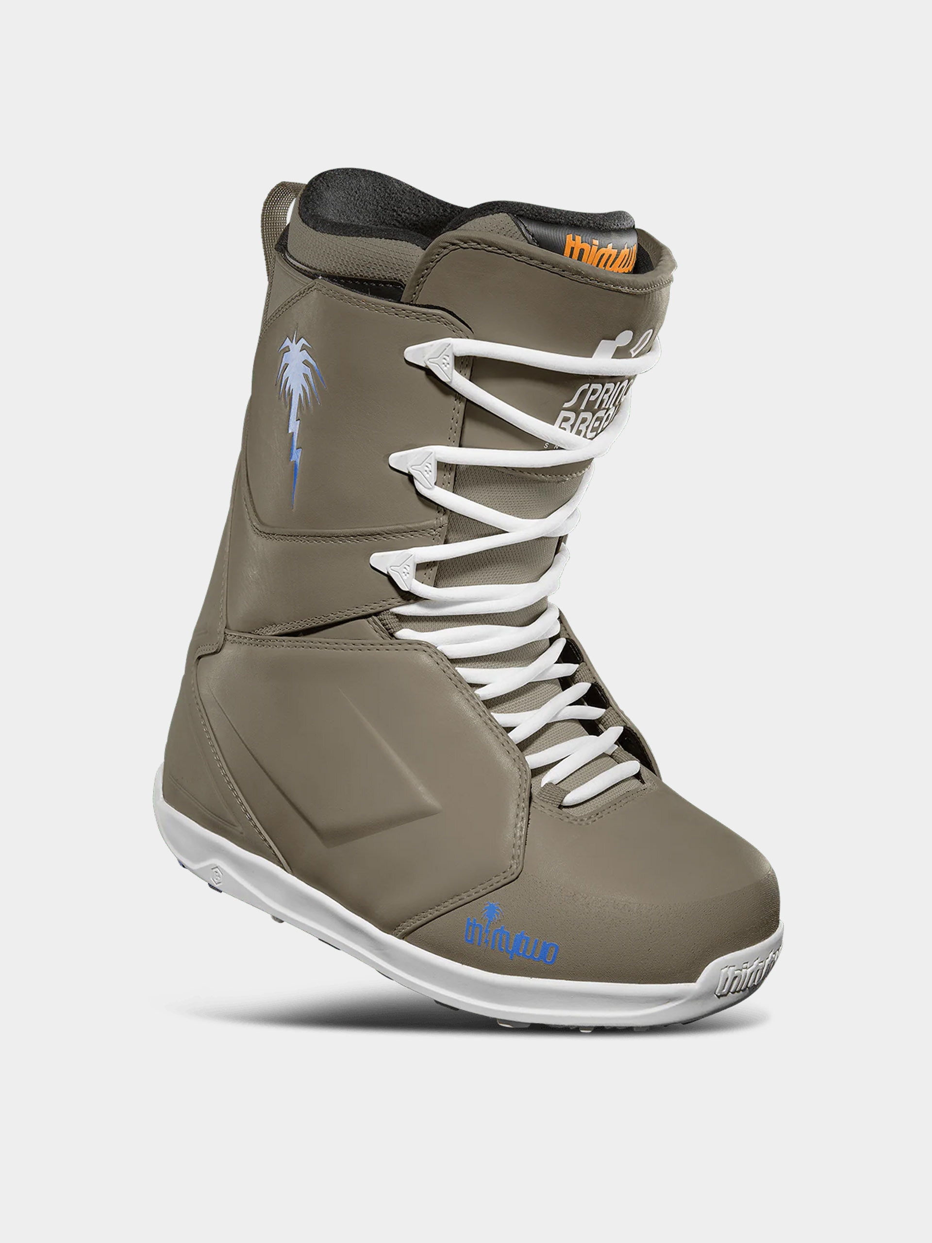 Pentru bărbați Încălțăminte pentru snowboard ThirtyTwo Lashed Premium Spring Break (tan/blue/white)