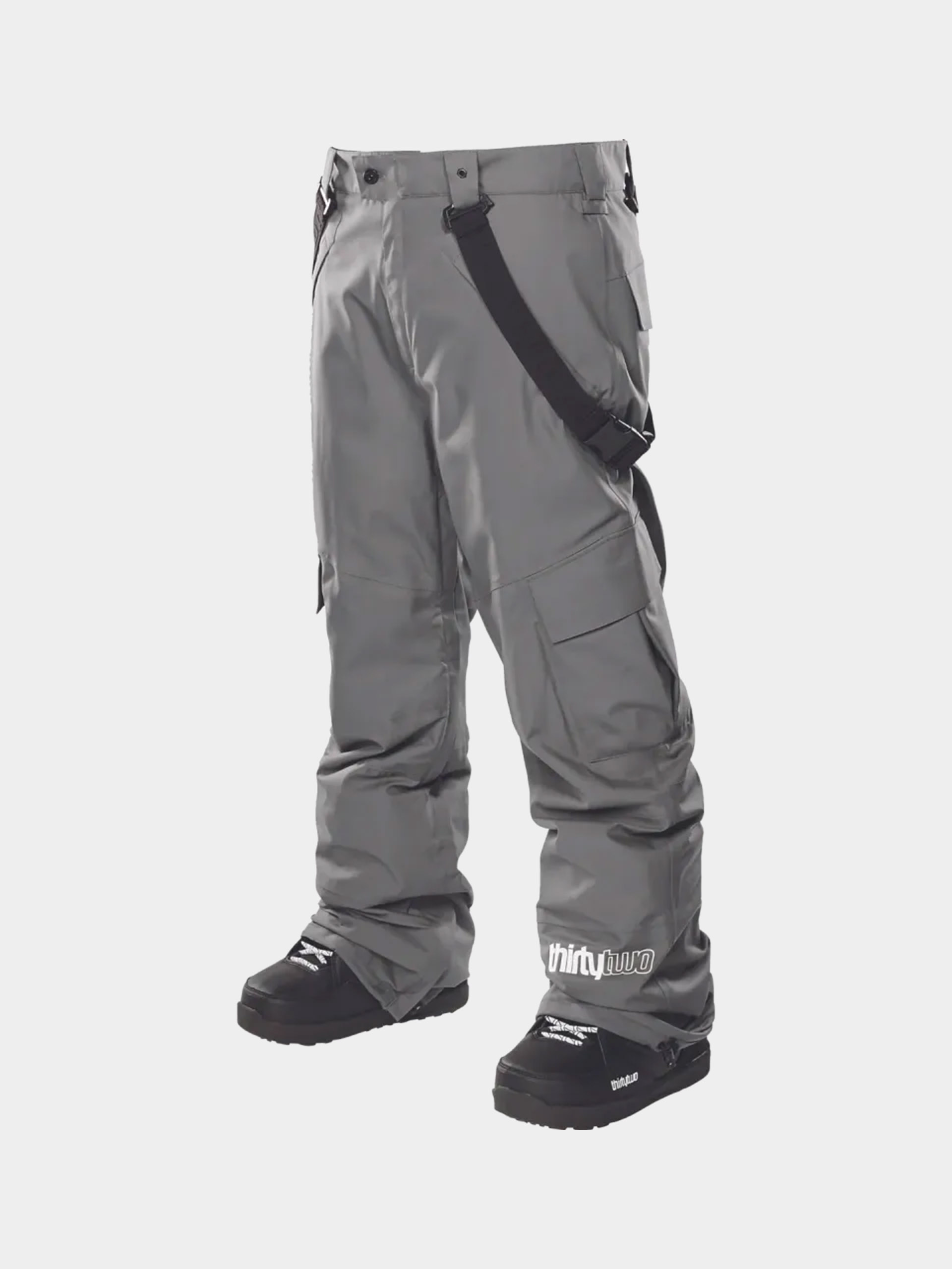 Pentru bărbați Pantaloni pentru snowboard ThirtyTwo Holdup Cargo (charcoal)