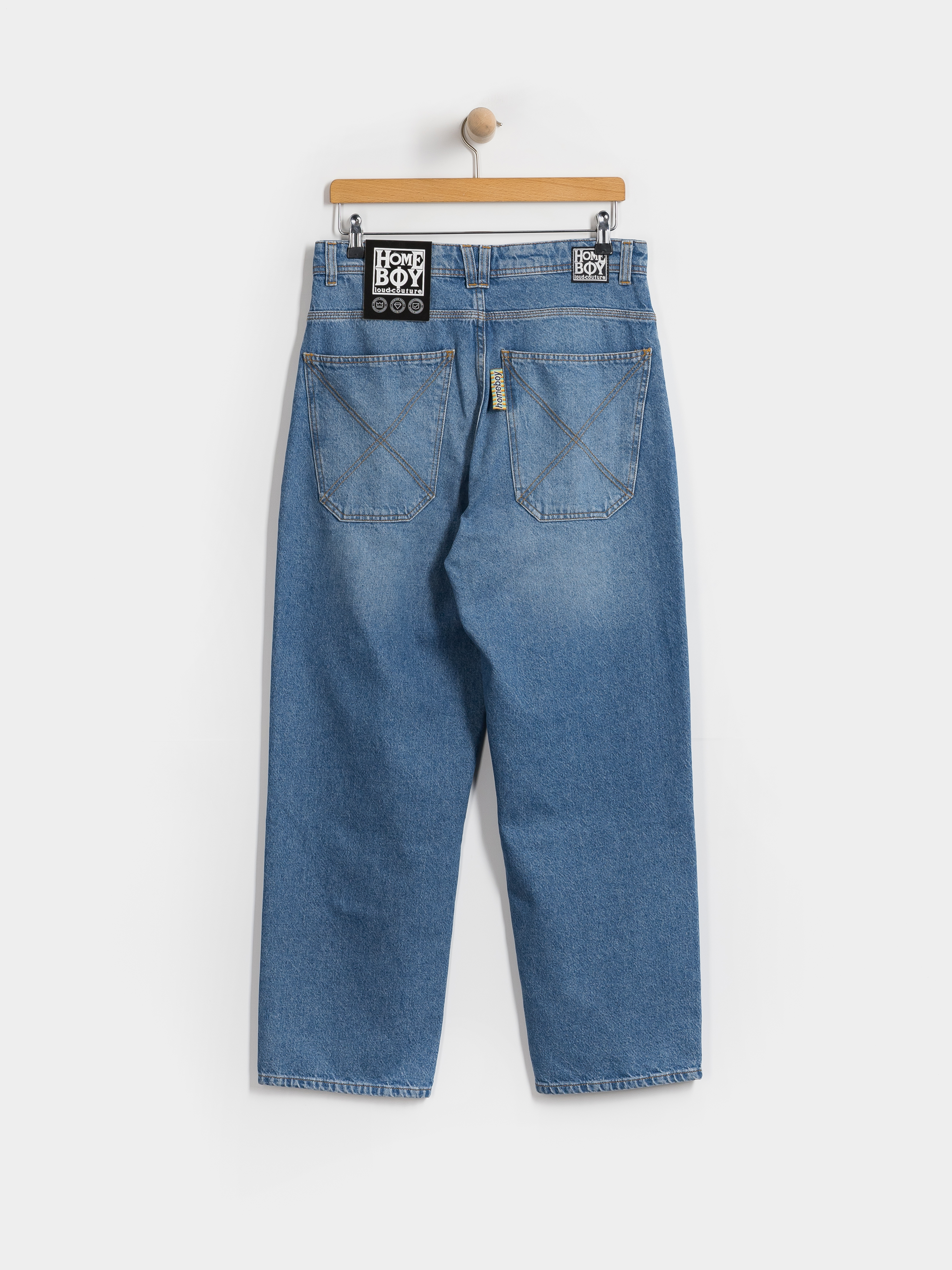 Pantaloni Homeboy X Tra Baggy Vintage Denim (vintage blue)