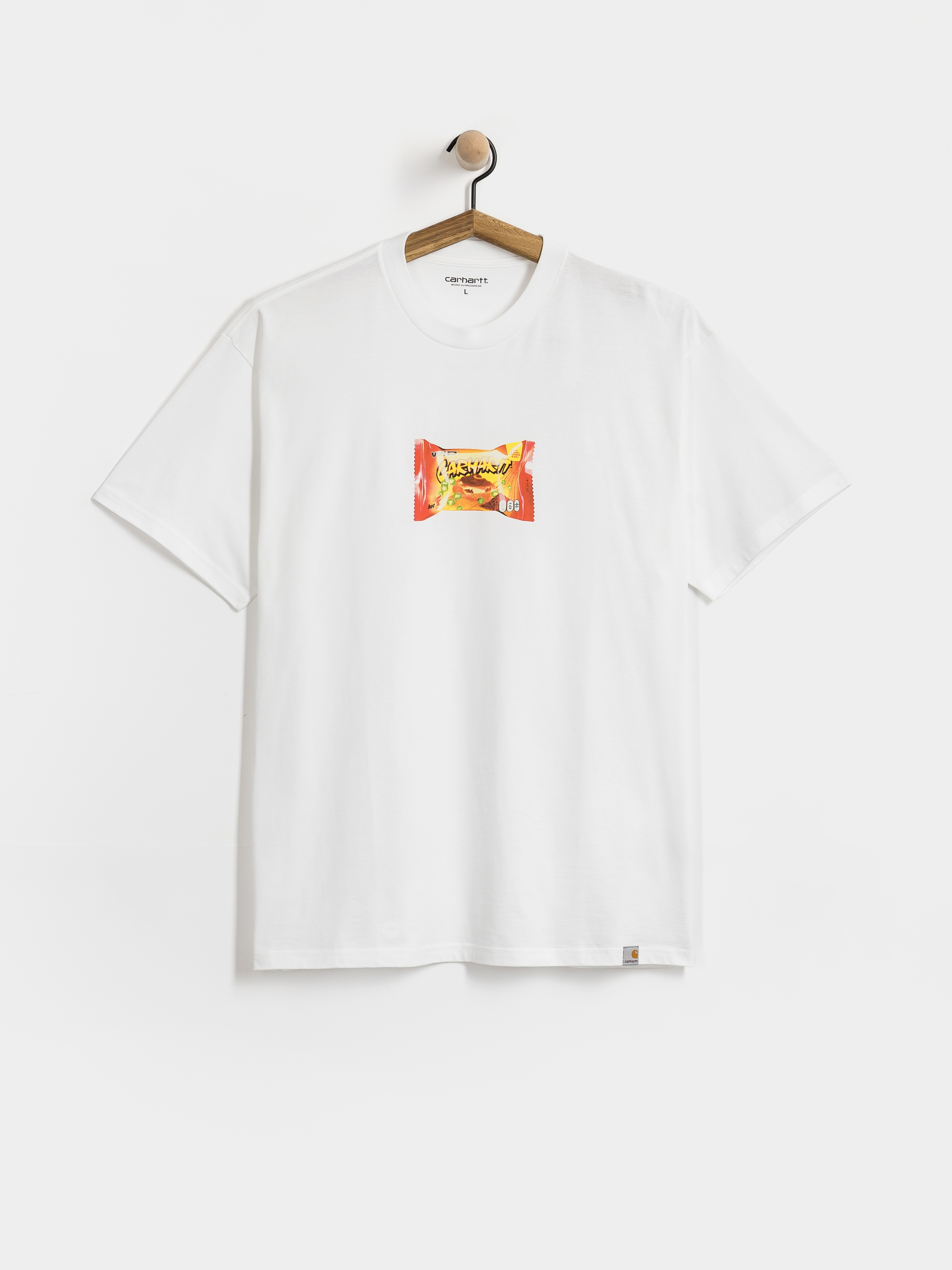 Tricou Carhartt WIP Road Side Snack (white)