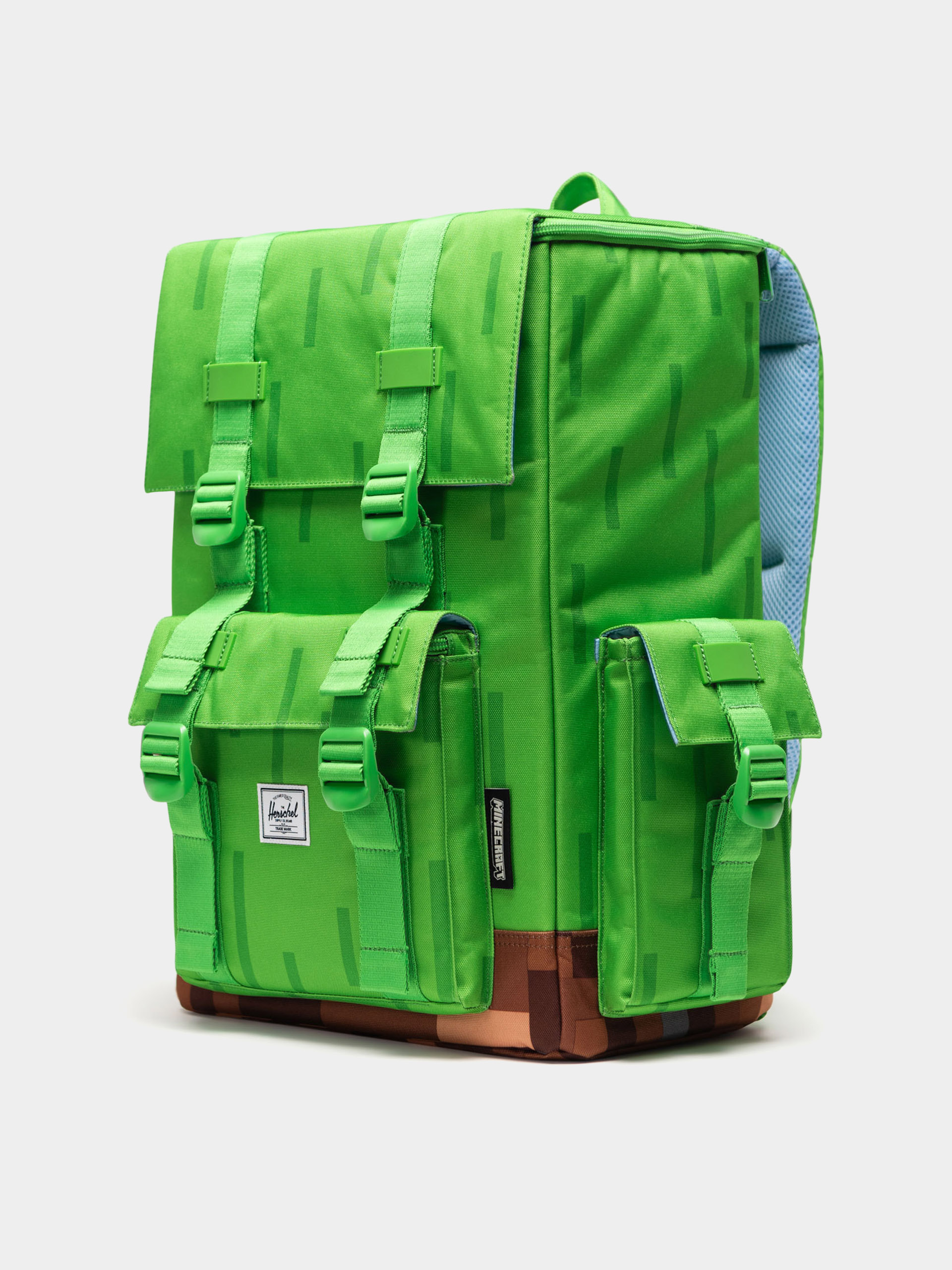 Rucsac Herschel Supply Co. X Minecraft Little America Cube (grass block)