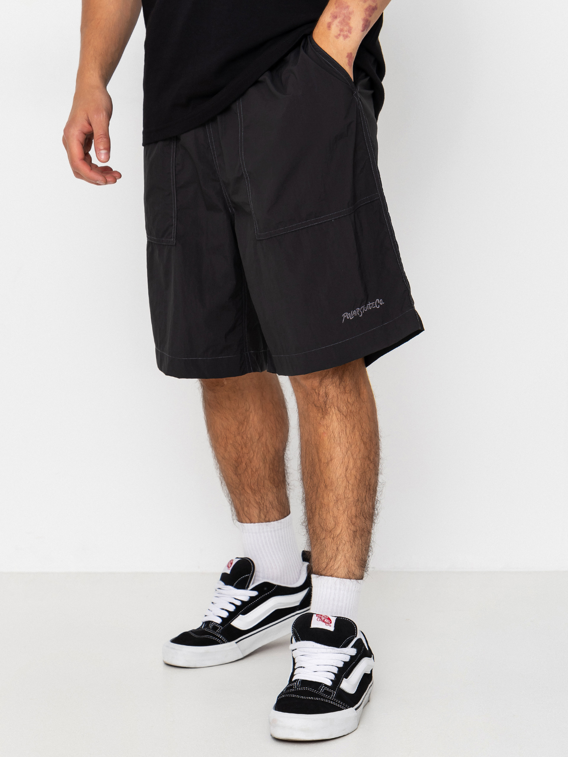 Pantaloni scurți Polar Skate Hike (vintage black)