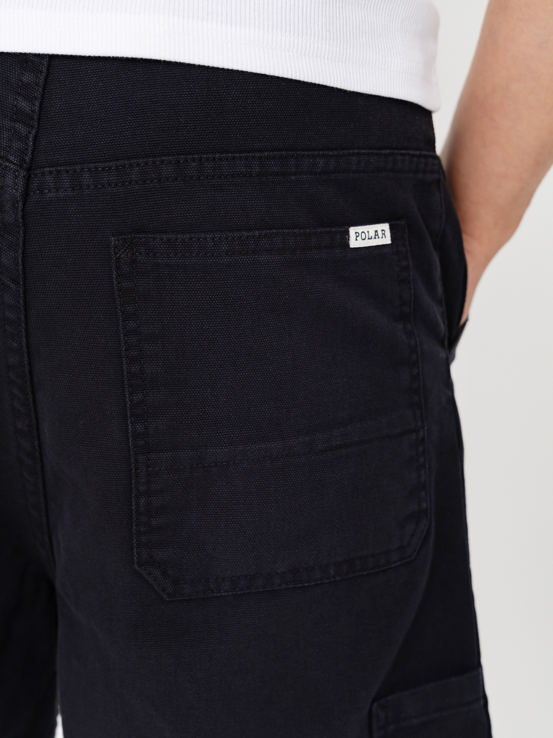 Pantaloni scurți Polar Skate 93 Work (black)
