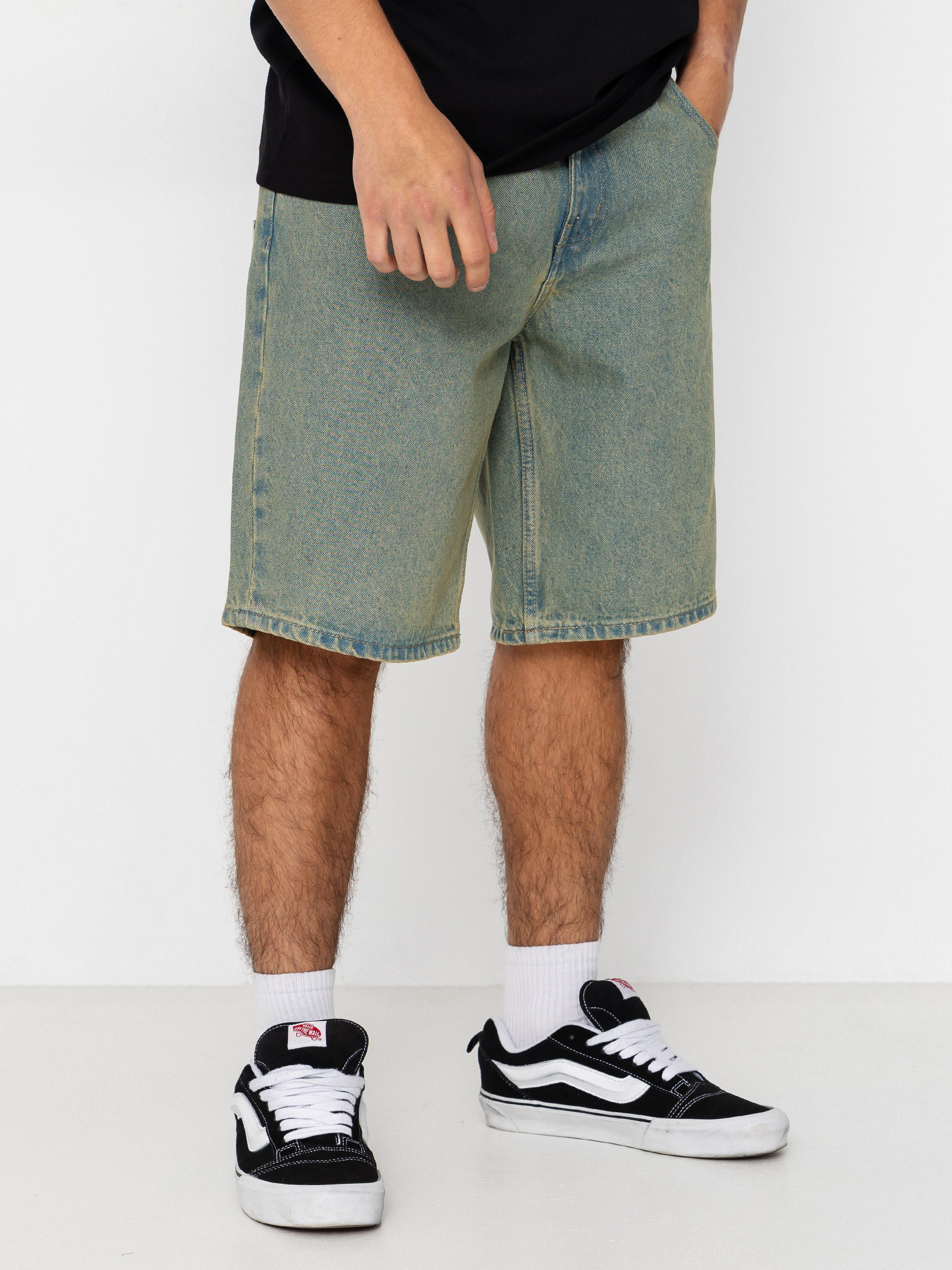 Pantaloni scurți HUF Cromer (indigo earth)