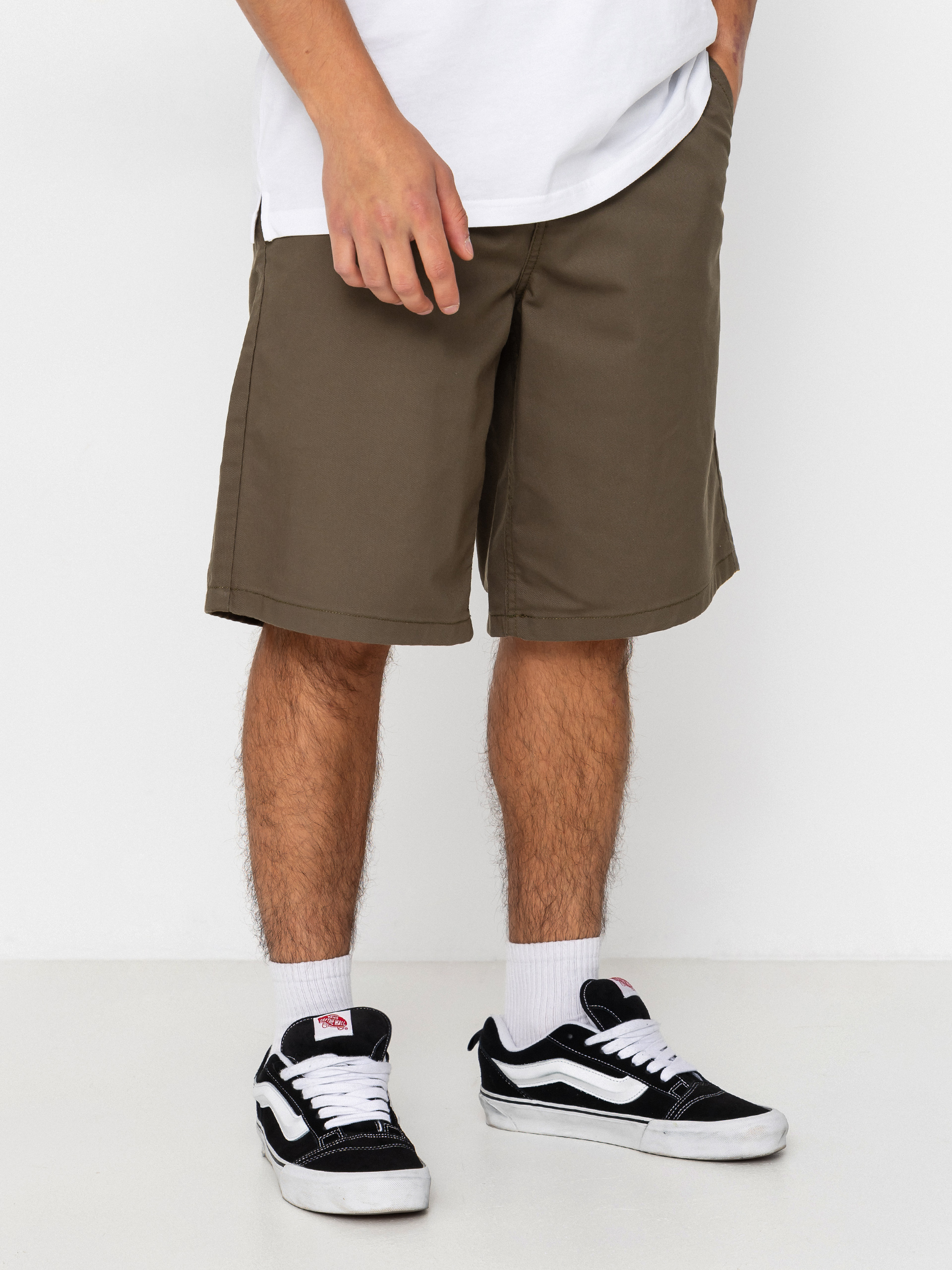 Pantaloni scurți Vans Authentic Chino Loose (mossy olive)