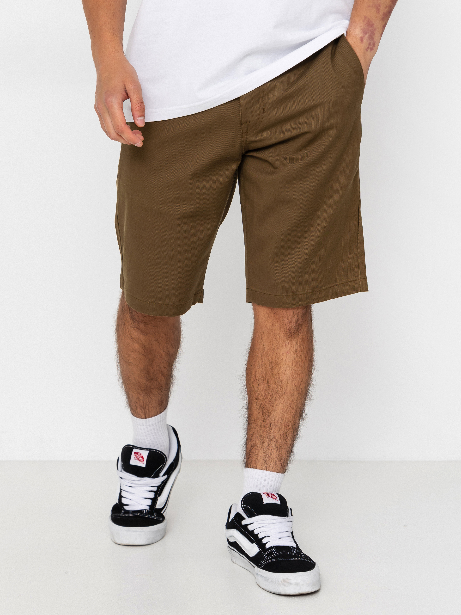Pantaloni scuru021bi Volcom Frckn Mdn Strch Sht 21 (sage leaf)