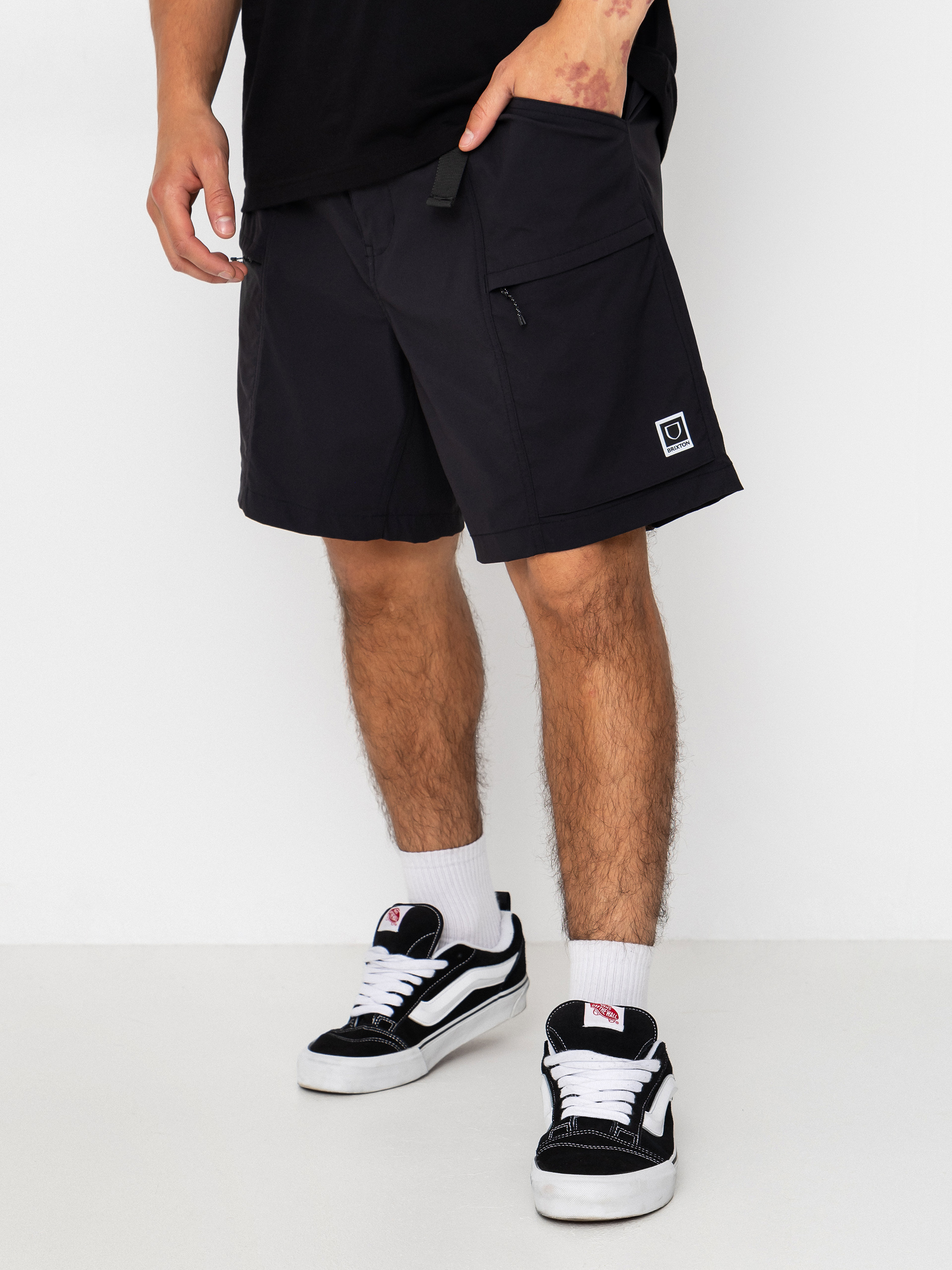 Pantaloni scurți Brixton Journey Utility (black)