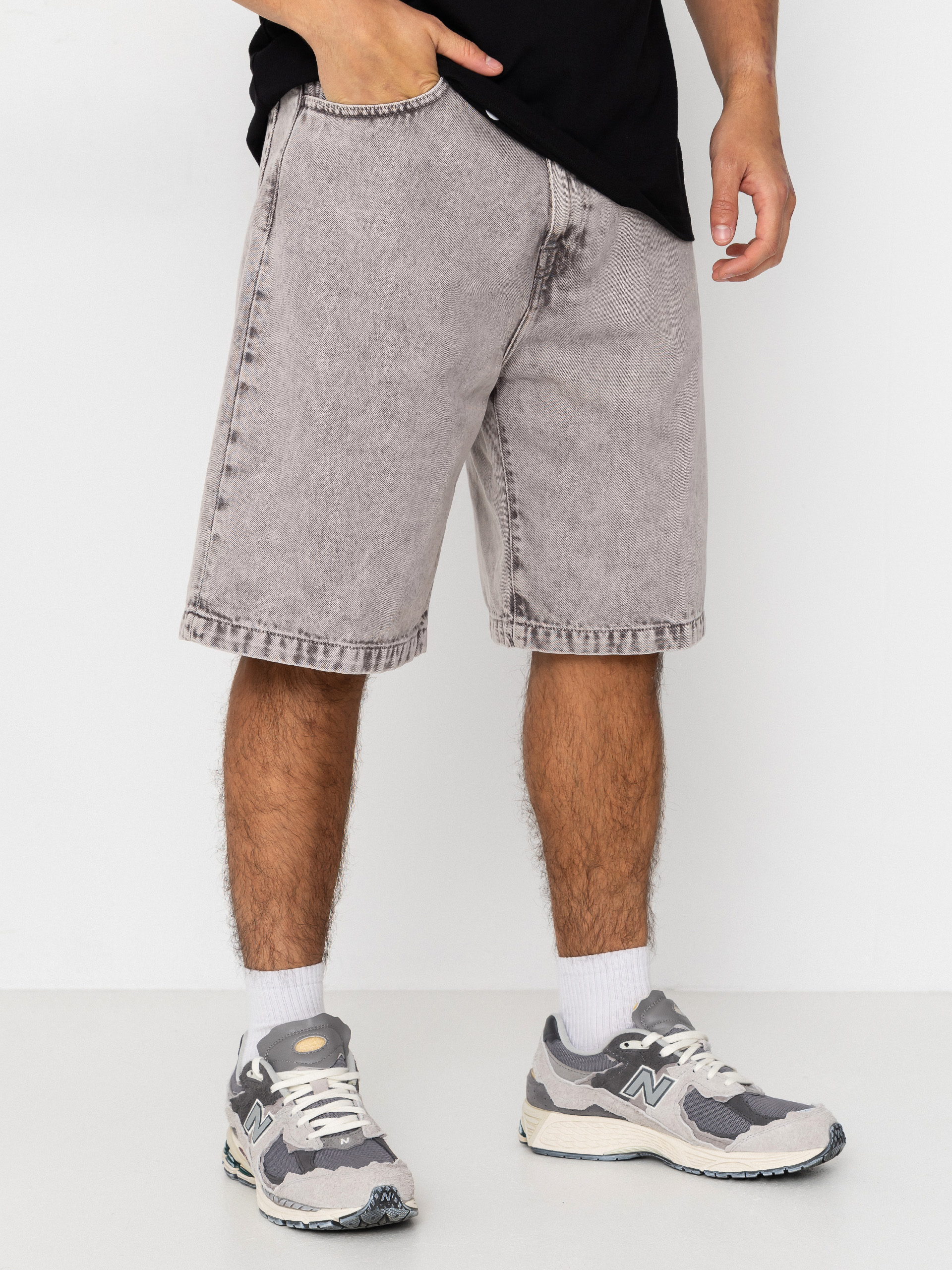 Pantaloni scurți Carhartt WIP Landon (shale chalk wash)