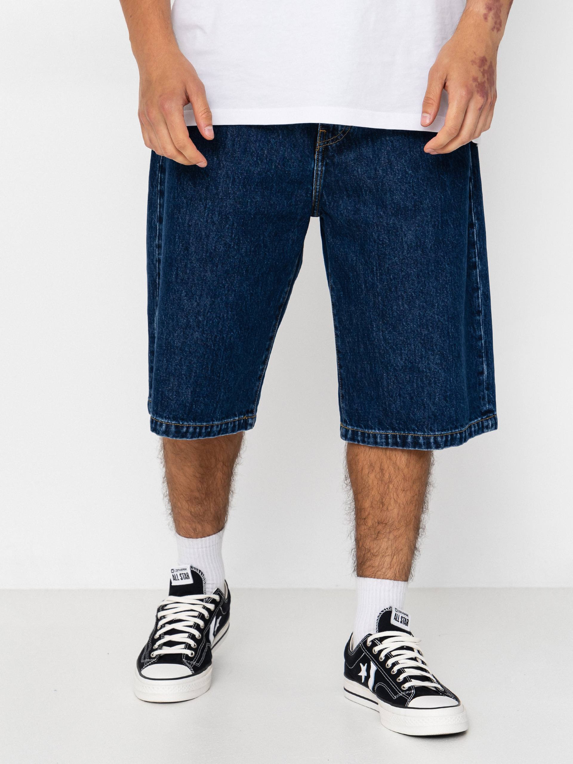 Pantaloni scurți Carhartt WIP Langdon (blue stone washed)