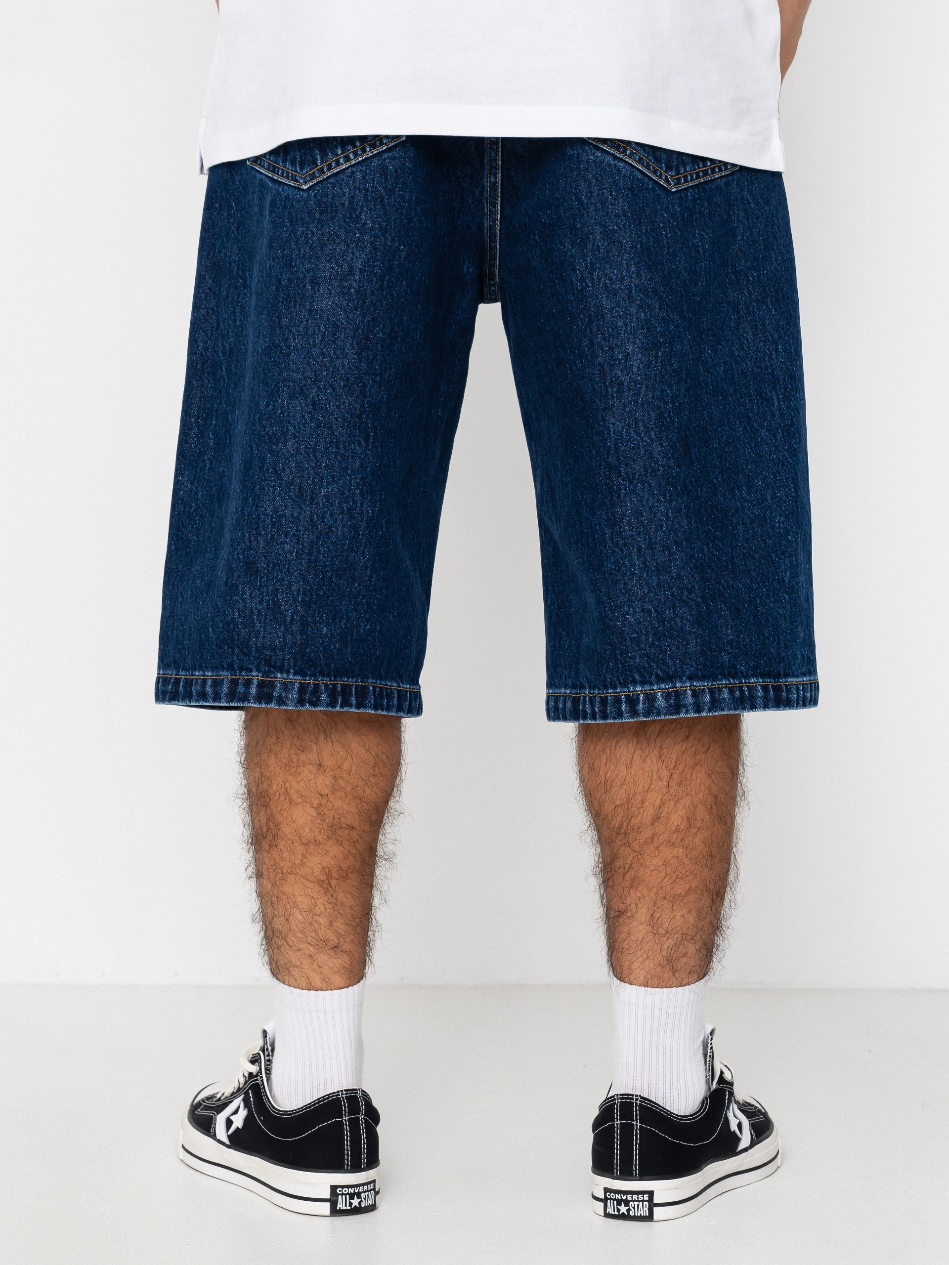 Pantaloni scurți Carhartt WIP Langdon (blue stone washed)