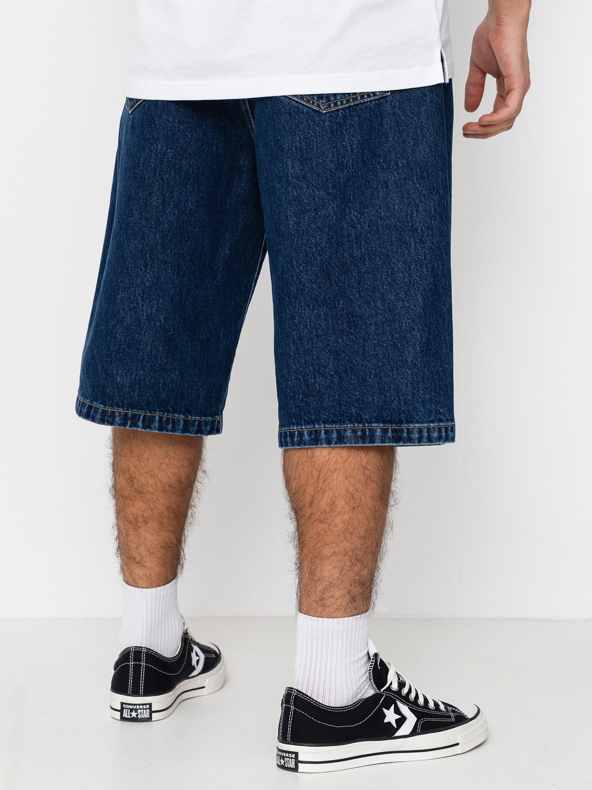 Pantaloni scurți Carhartt WIP Langdon (blue stone washed)