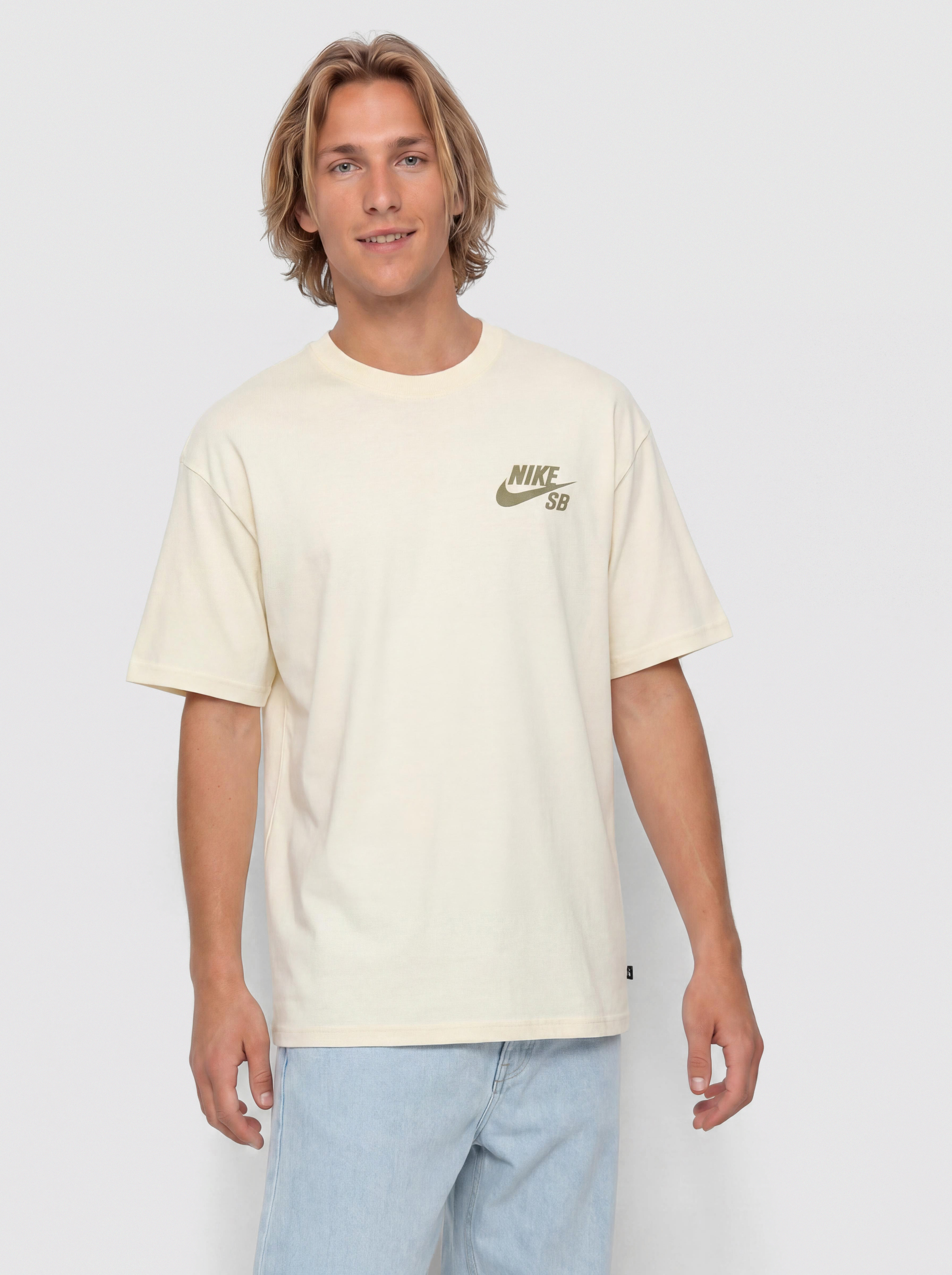 Tricou Nike SB Logo (coconut milk)