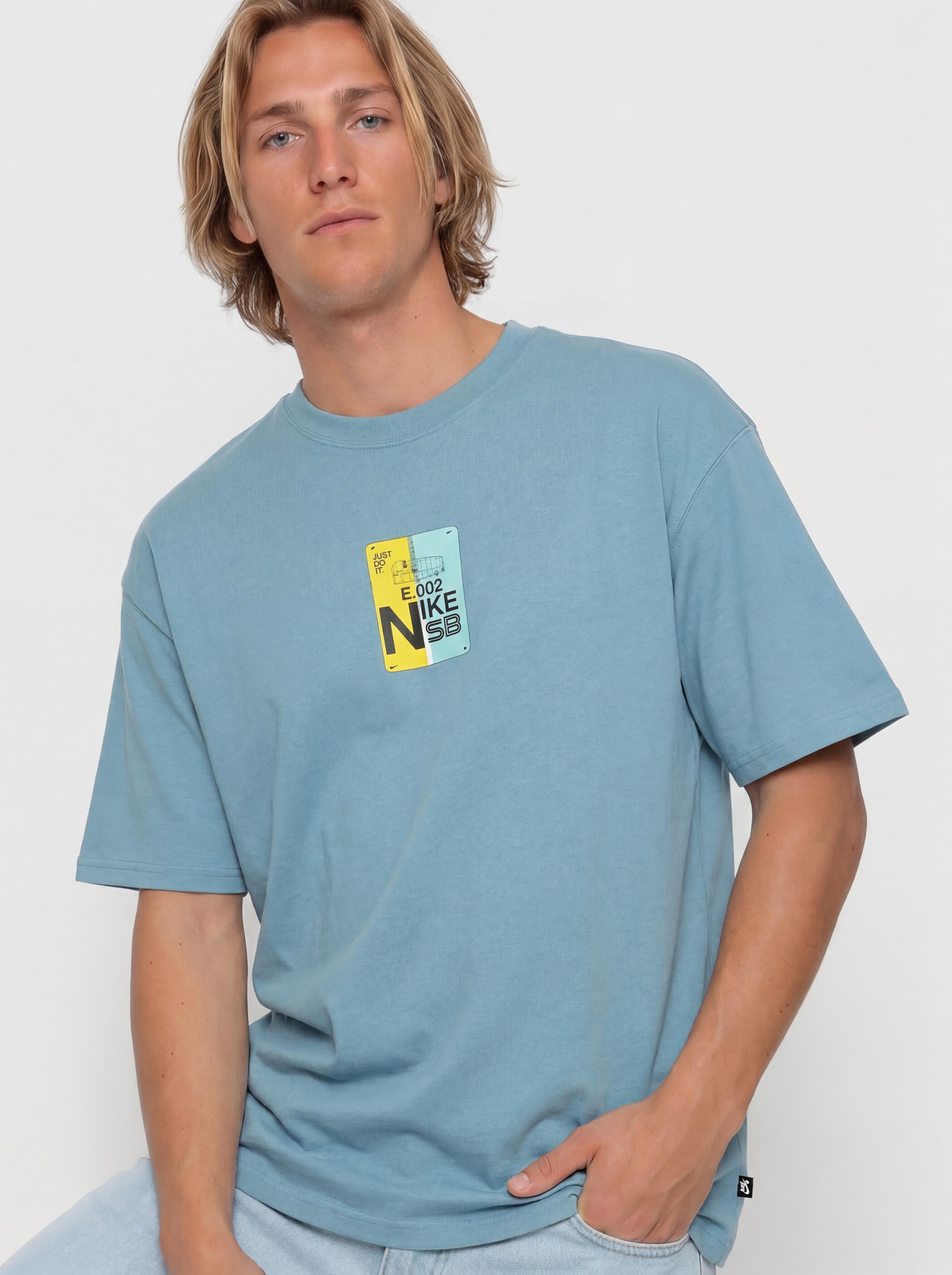 Tricou Nike SB Bus Pass (denim turq)